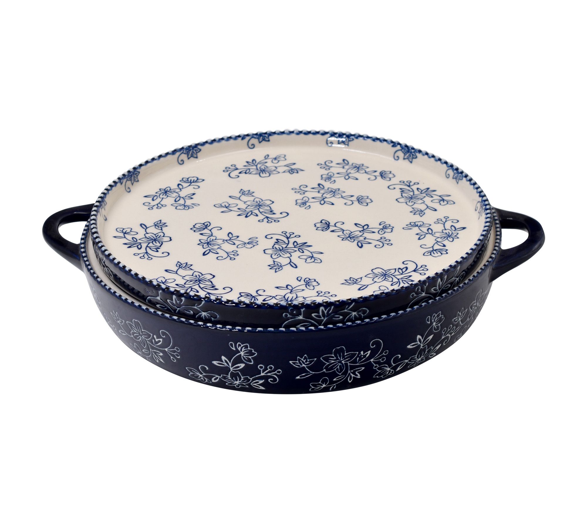 Temp-tations 6-qt Old World Floral Lace Patterned Slow Cooker