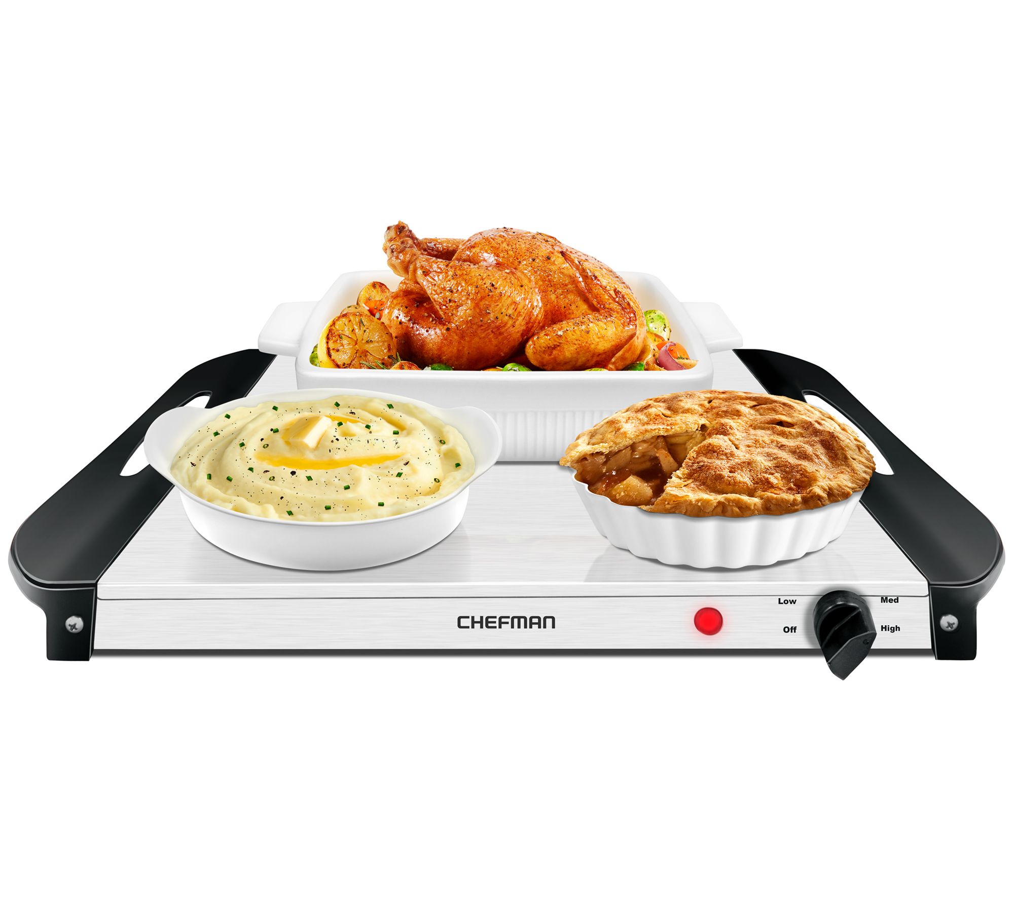 Chefman Electric Warming Tray with Adjustable Temperature Control｜TikTok  Search