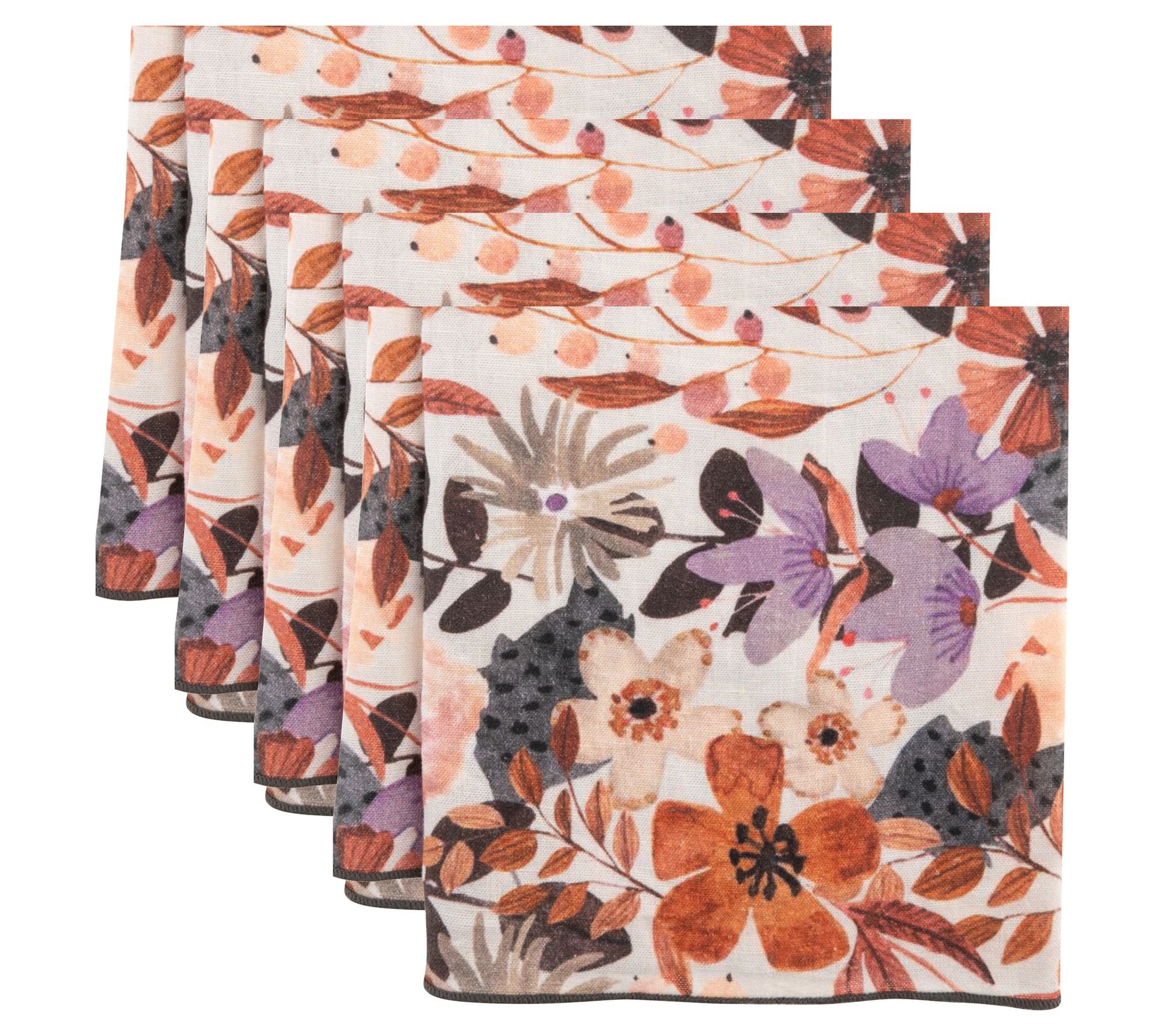 Karma Linen Blend Dinner Napkins Set of 4