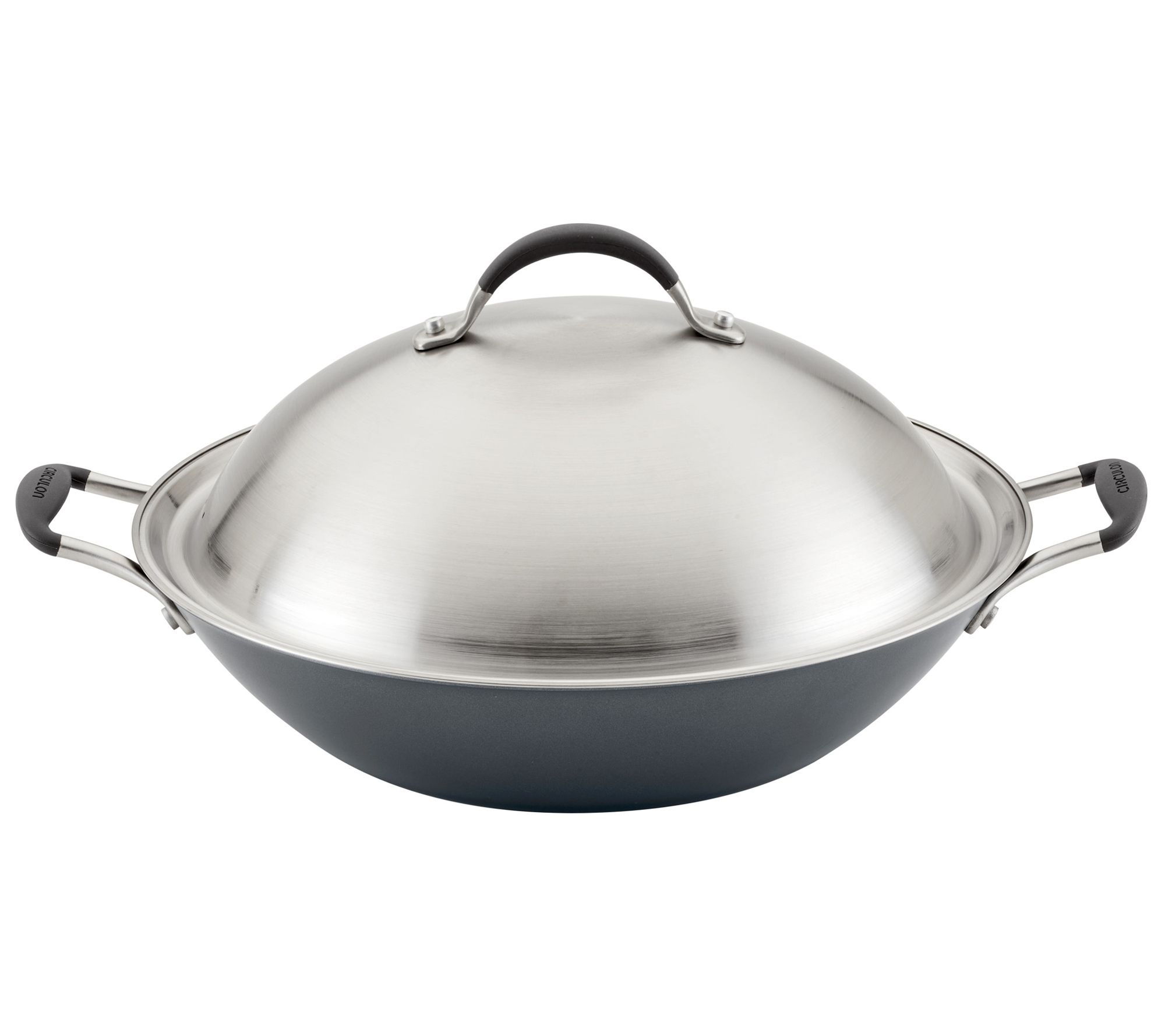 Circulon ScratchDefense Wok with lid, 14in