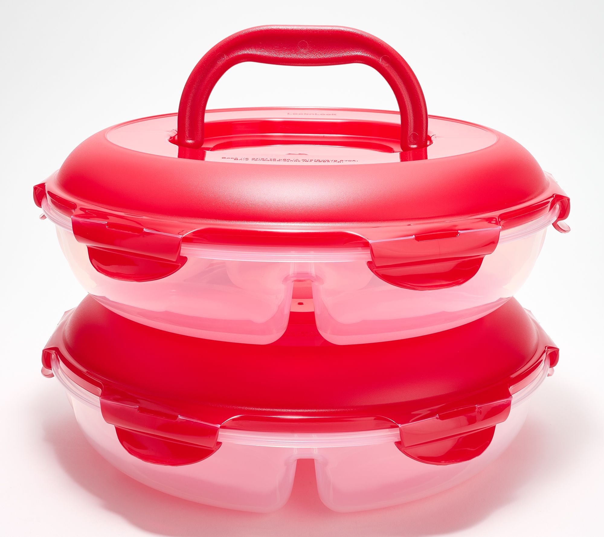 LocknLock Set of 2 Chip & Dip Storage Set w/ Handle Lids