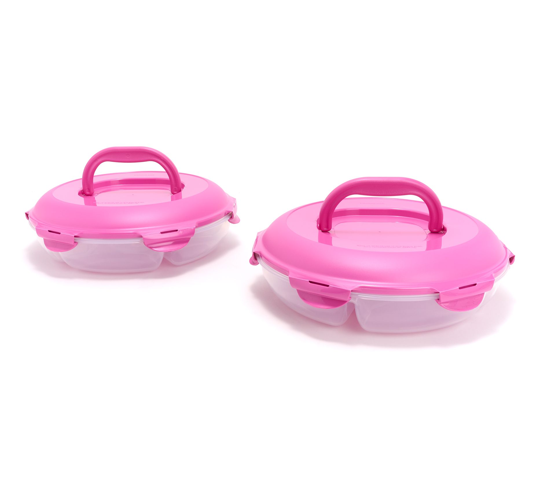 LocknLock Set of 2 Chip & Dip Storage Set w/ Handle Lids