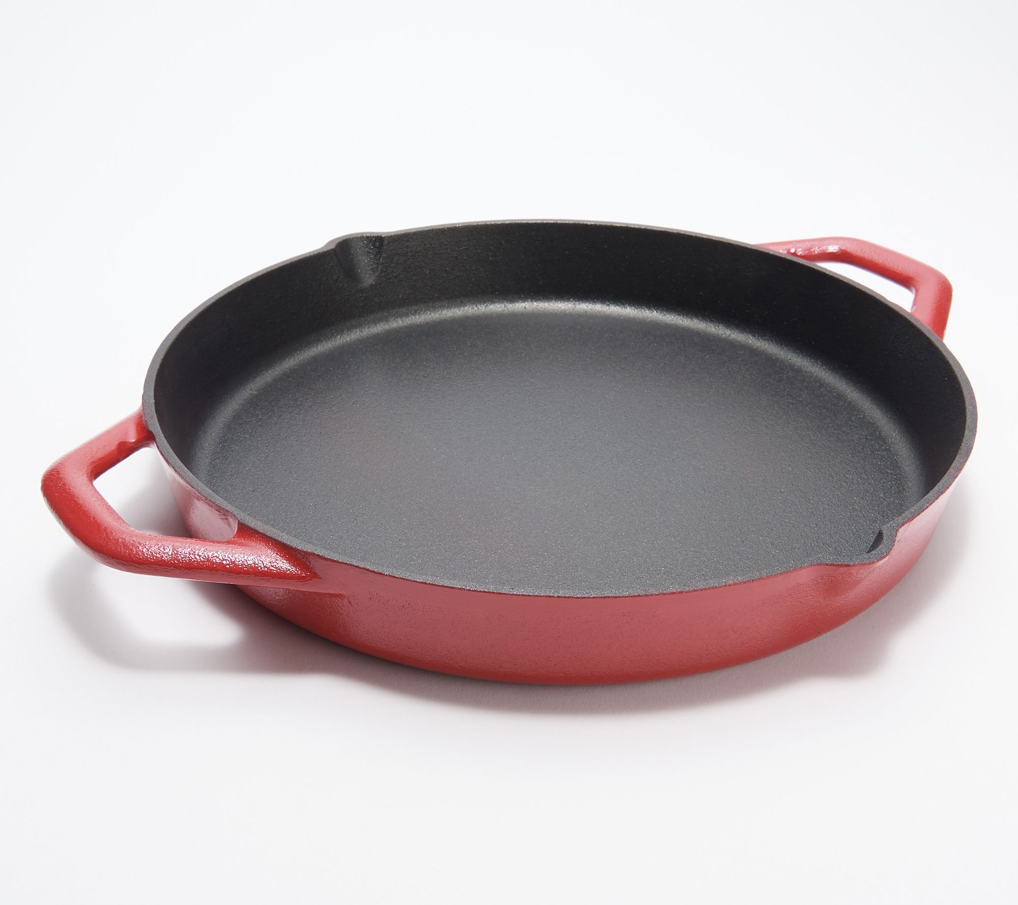 "As Is" Cook's Essentials 12" Nonstick Cast Iron Everyday Pan