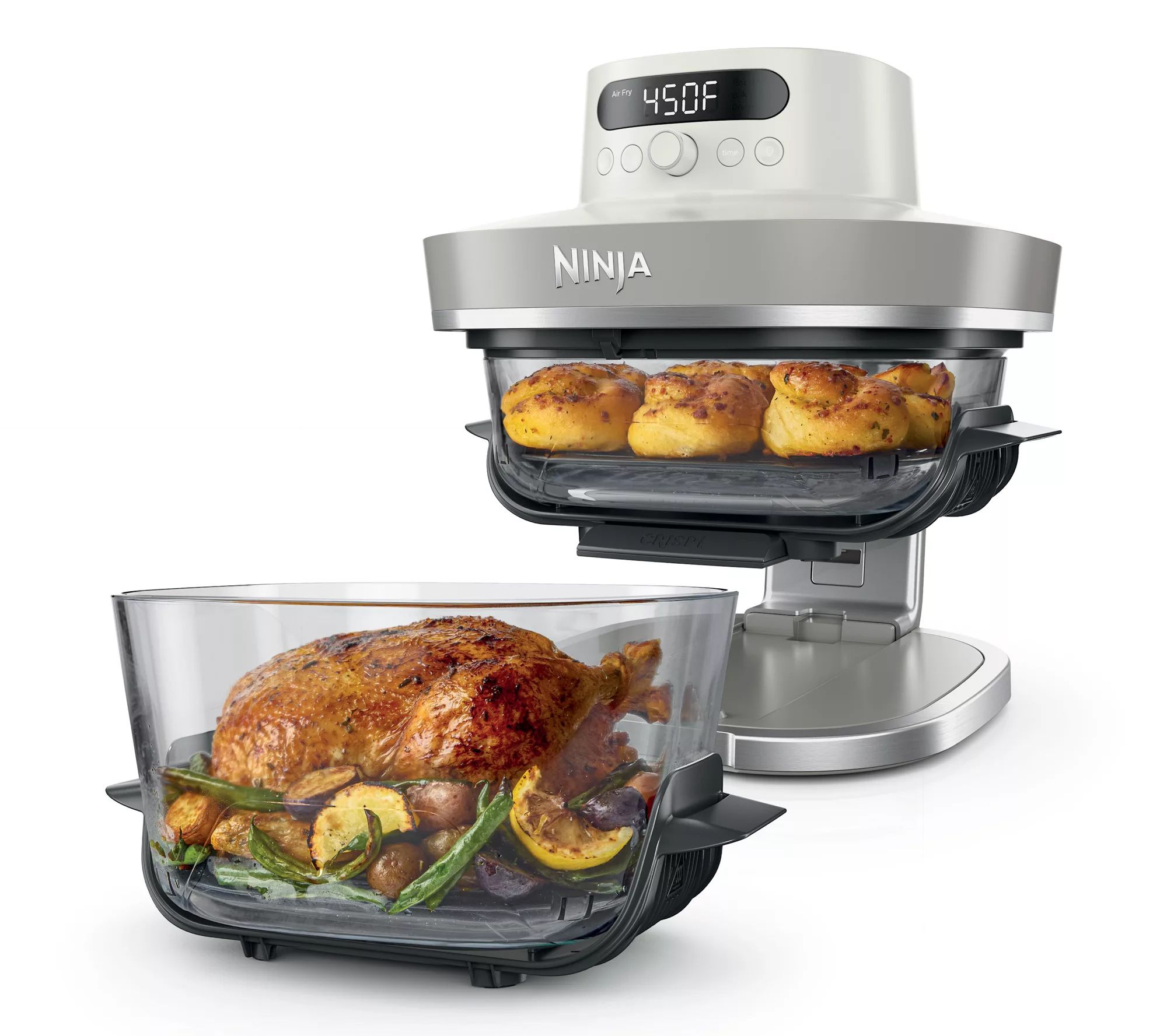 Ninja Crispi Pro 6-in-1 Countertop Glass Air Fryer