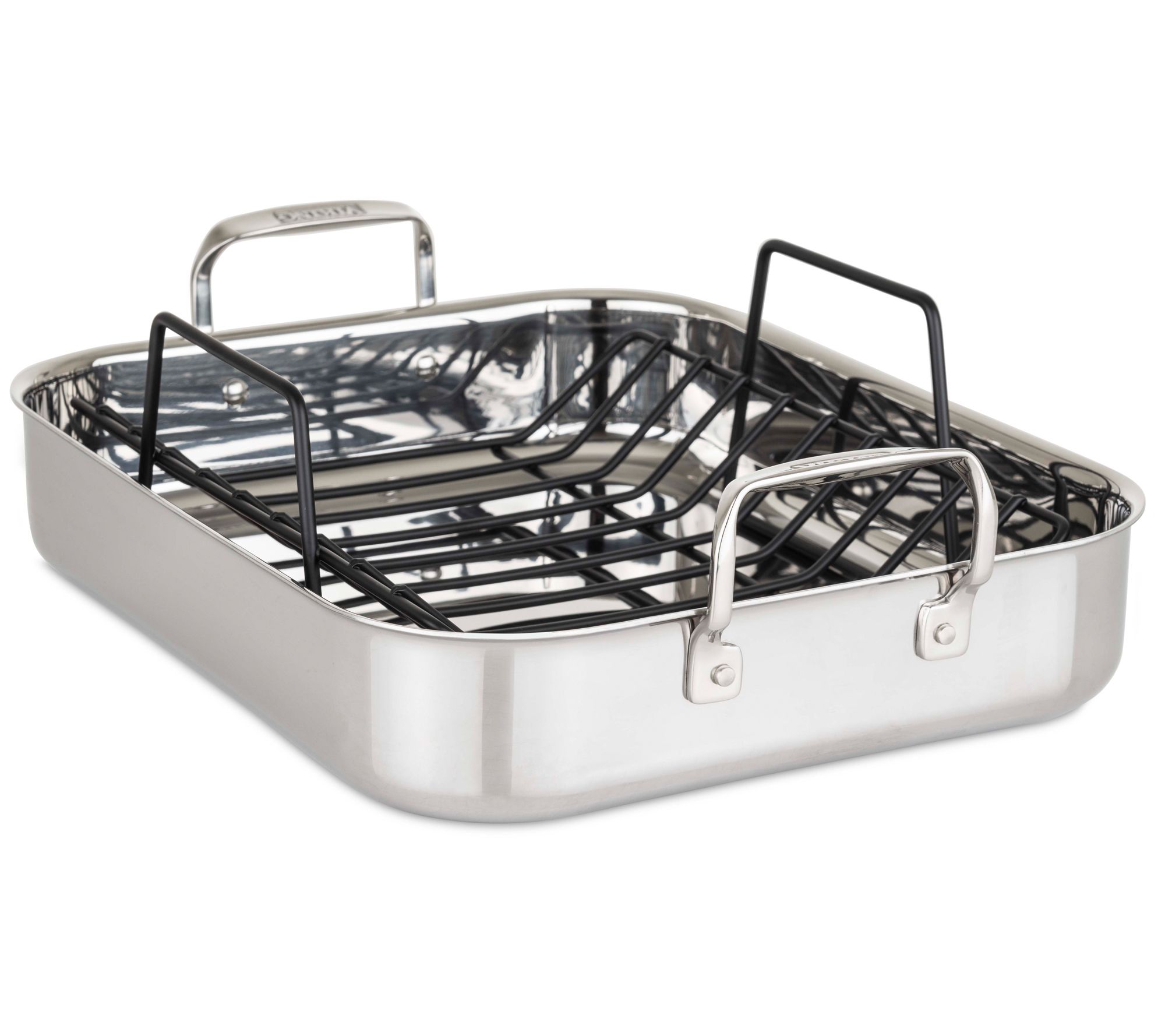 16-Inch x 12-Inch Nonstick Roaster with Reversible Rack