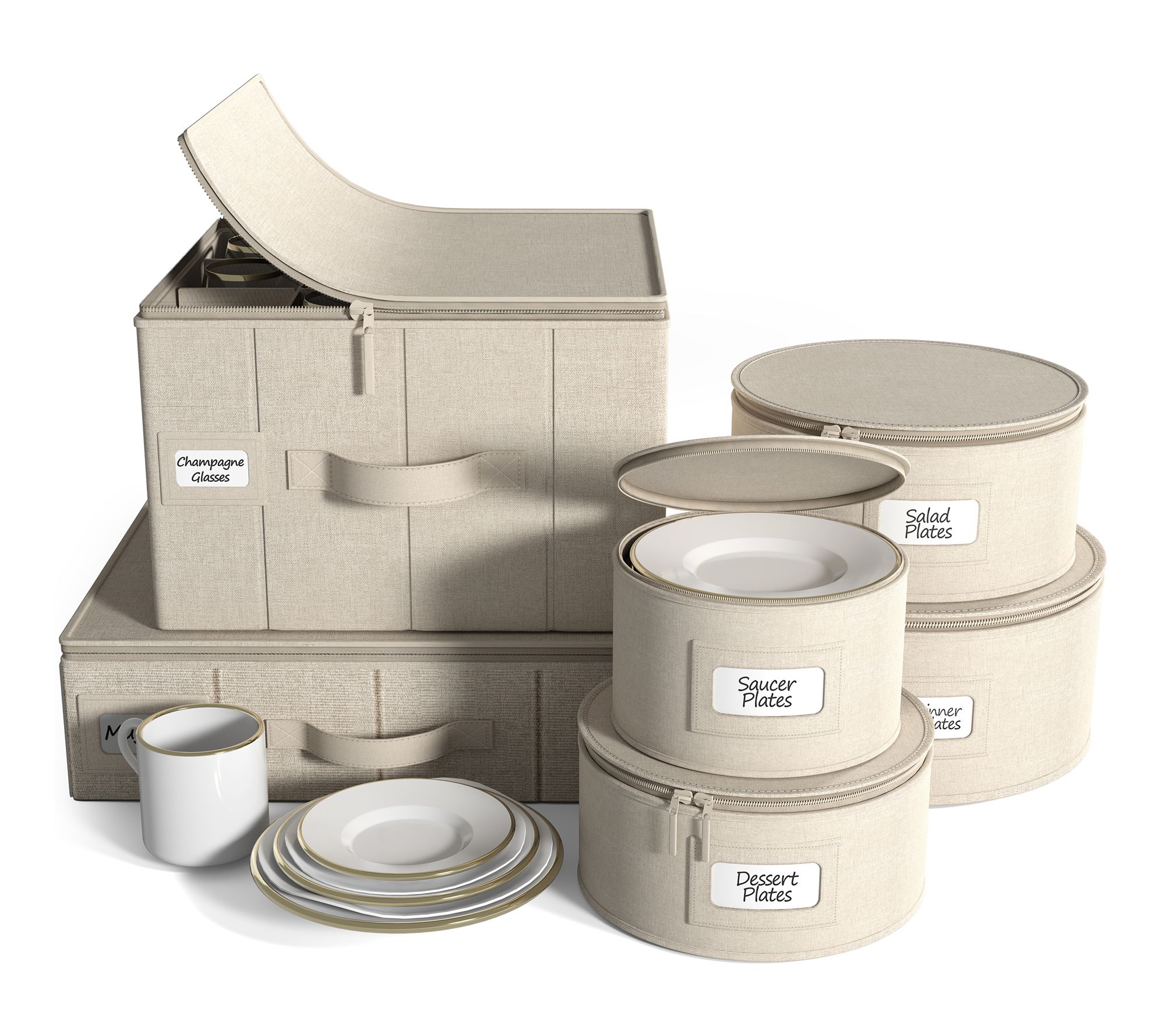 Sorbus 6-Pc Plate Storage Set for Dinnerware