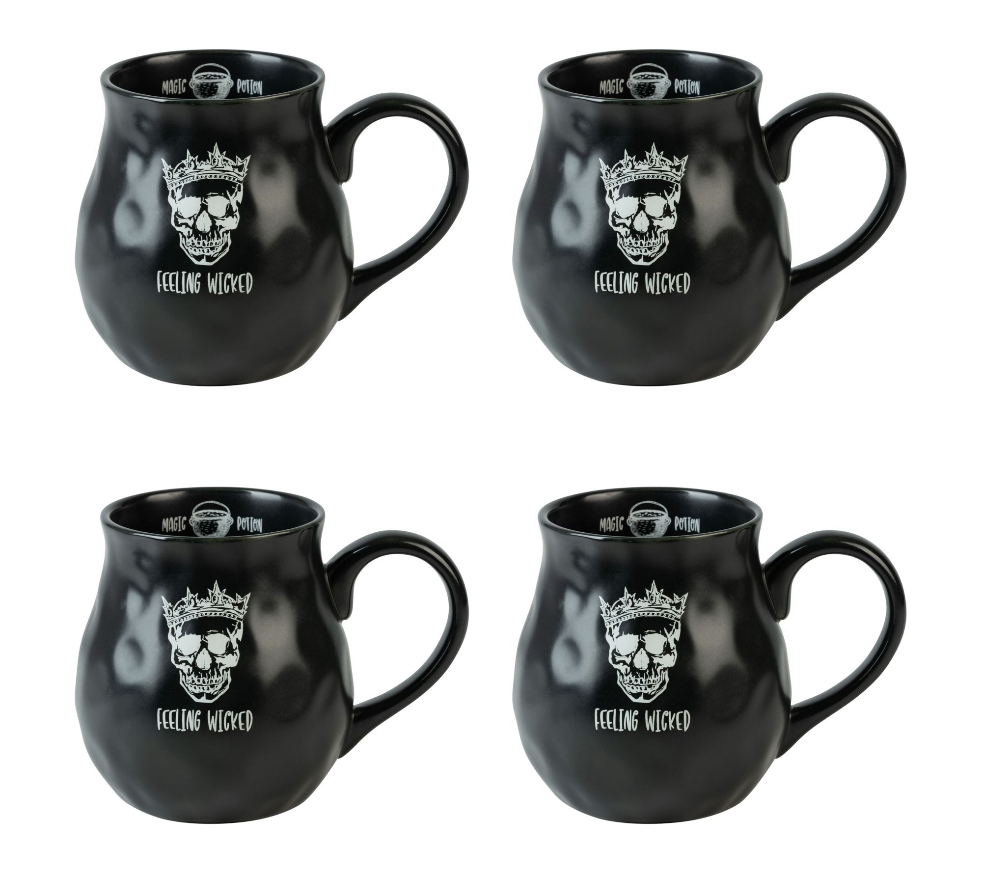 10 Strawberry Street Set of 4 Boba Halloween Mug