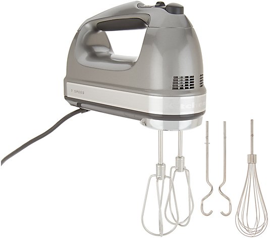 KitchenAid 7-speed Digital Hand Mixer with Dough Hooks