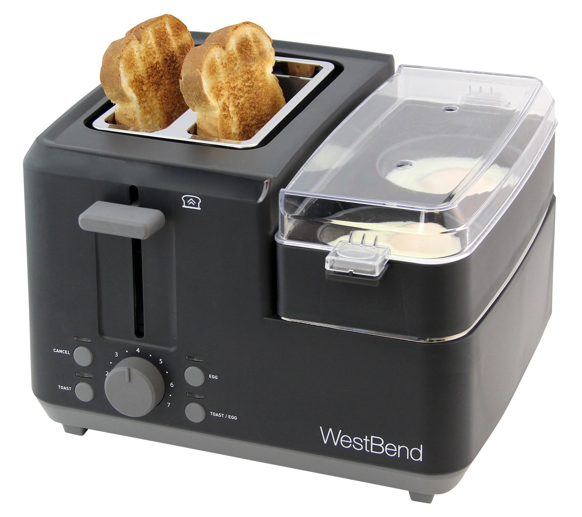 US Plug 3-in-1 Breakfast Machine Station Toaster Bread Machine