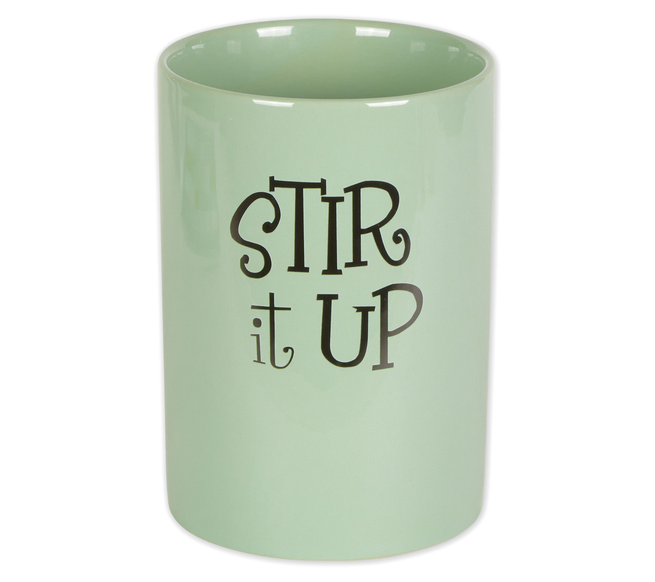 Design Imports Stir It Up Ceramic Utensil Holder
