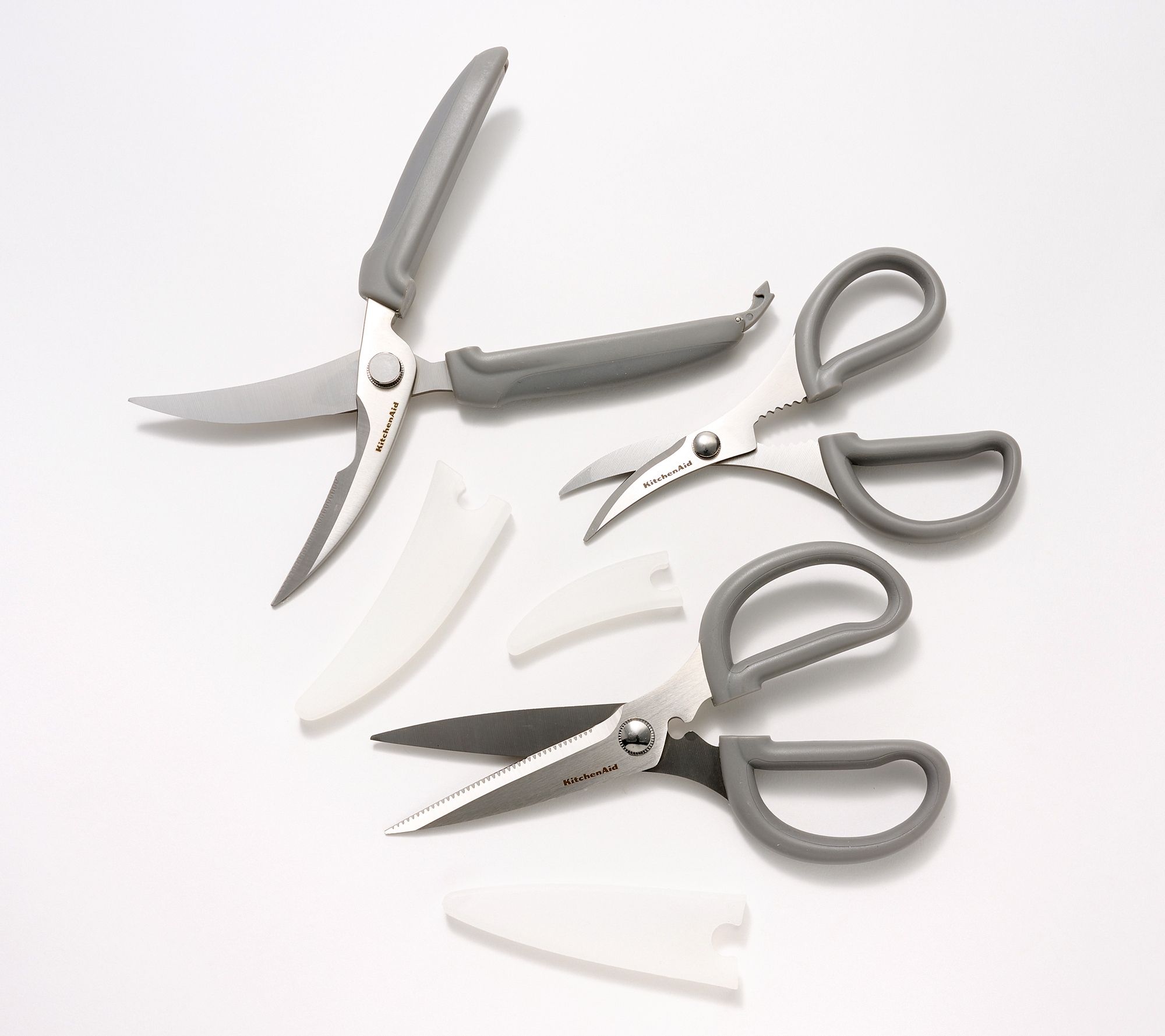 Kitchenaid Gray All Purpose Kitchen Shears Scissors Stainless Blade