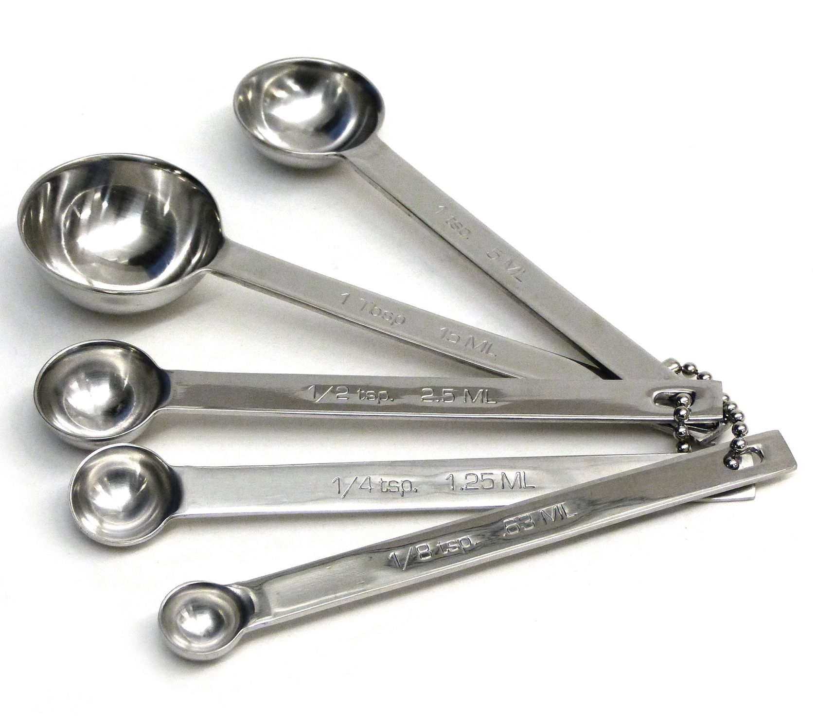 RSVP Set of 5 Measuring Spoons 