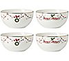Lenox Set of (4) Grinchie Gifts All-Purpose Bowls