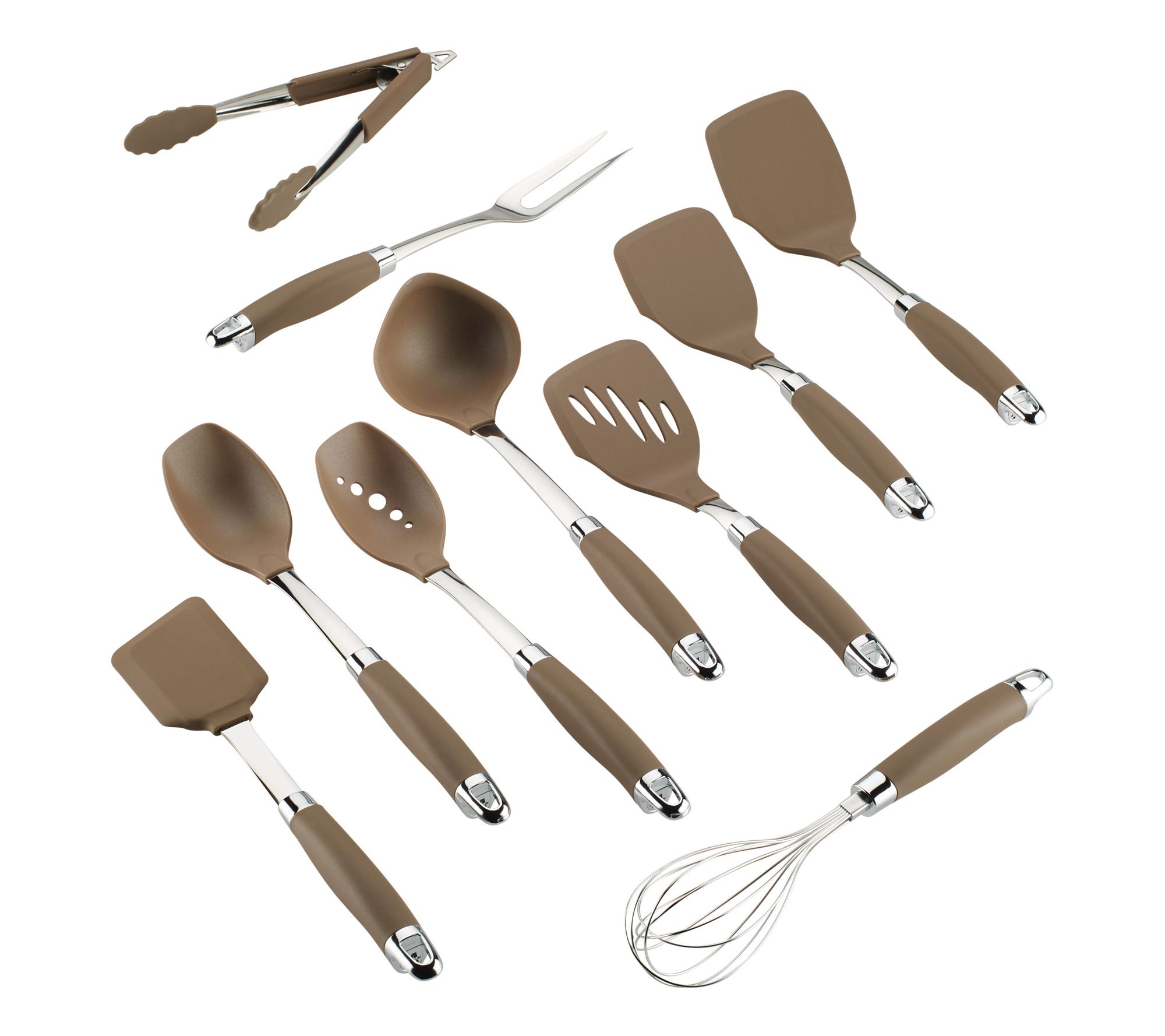 Anolon SureGrip Nonstick Kitchen Utensil Set, 10pc