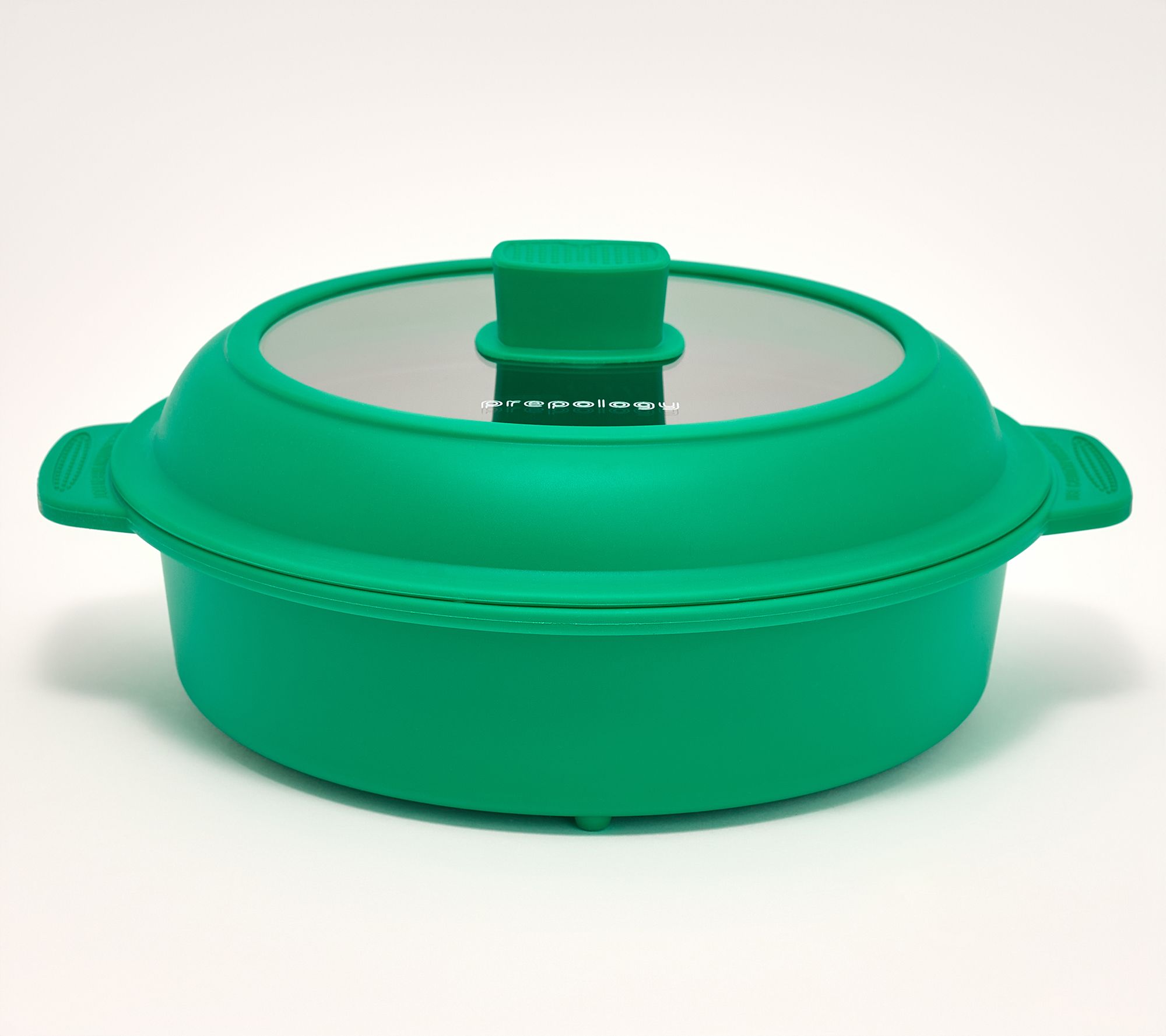  Prepology 9" Microwave Grill Pan w/ Silicone & Glass Lid