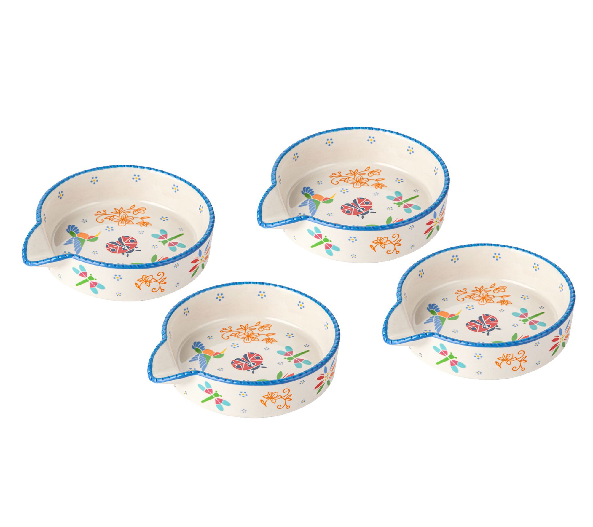 Temp-tations Set of 4 Deep Dish Spoon Rests