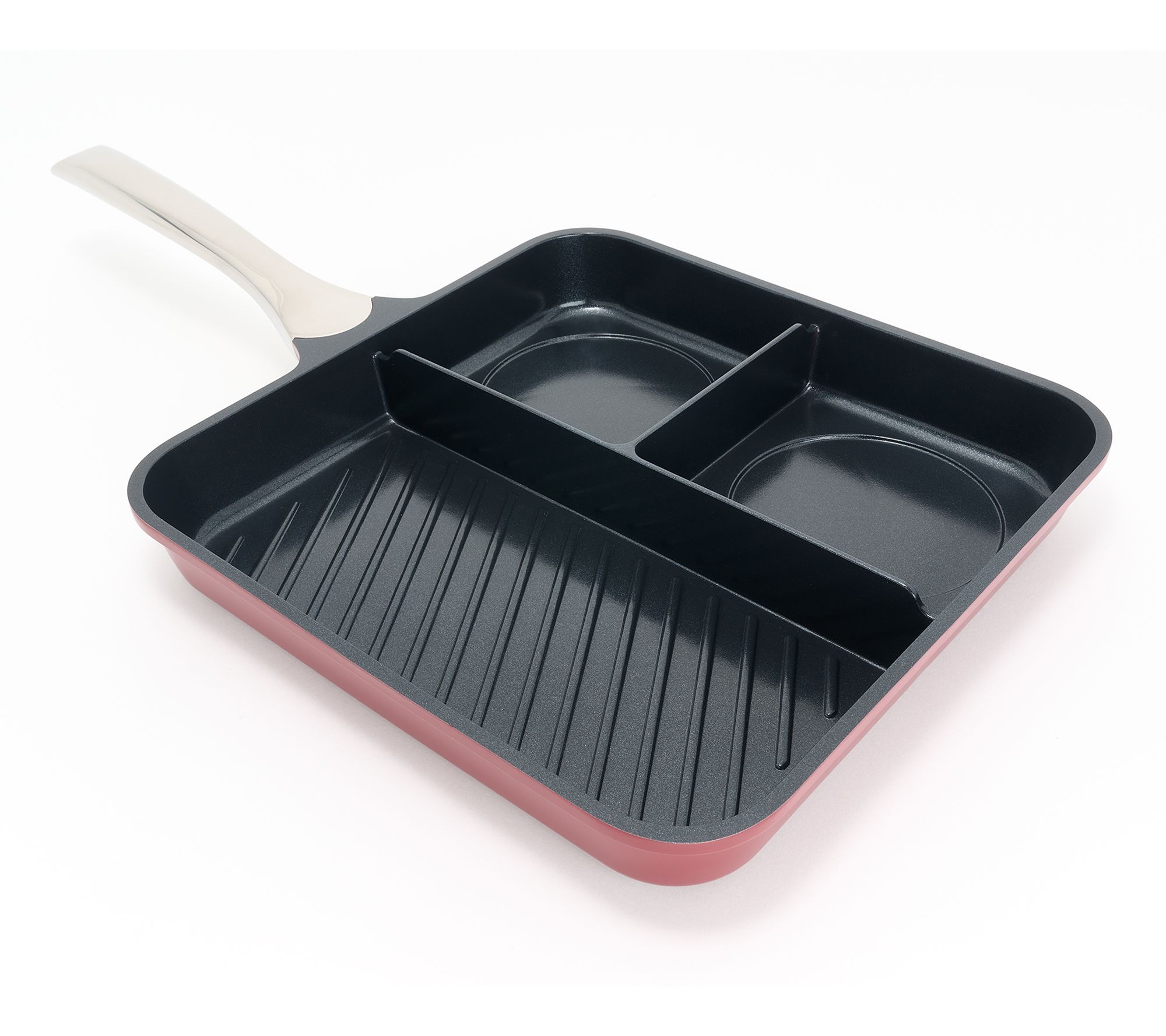 "As Is" Technique Cast Aluminum Compartment Cookware