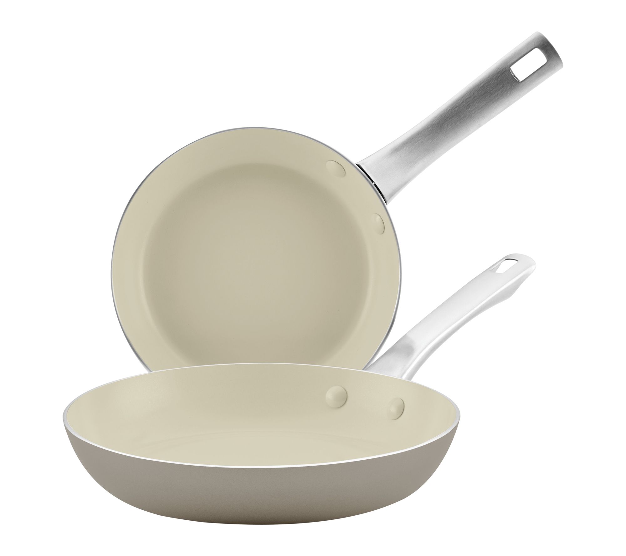 Vibrance Ceramic Nonstick Frying Pan Set, 8 and10 Inch