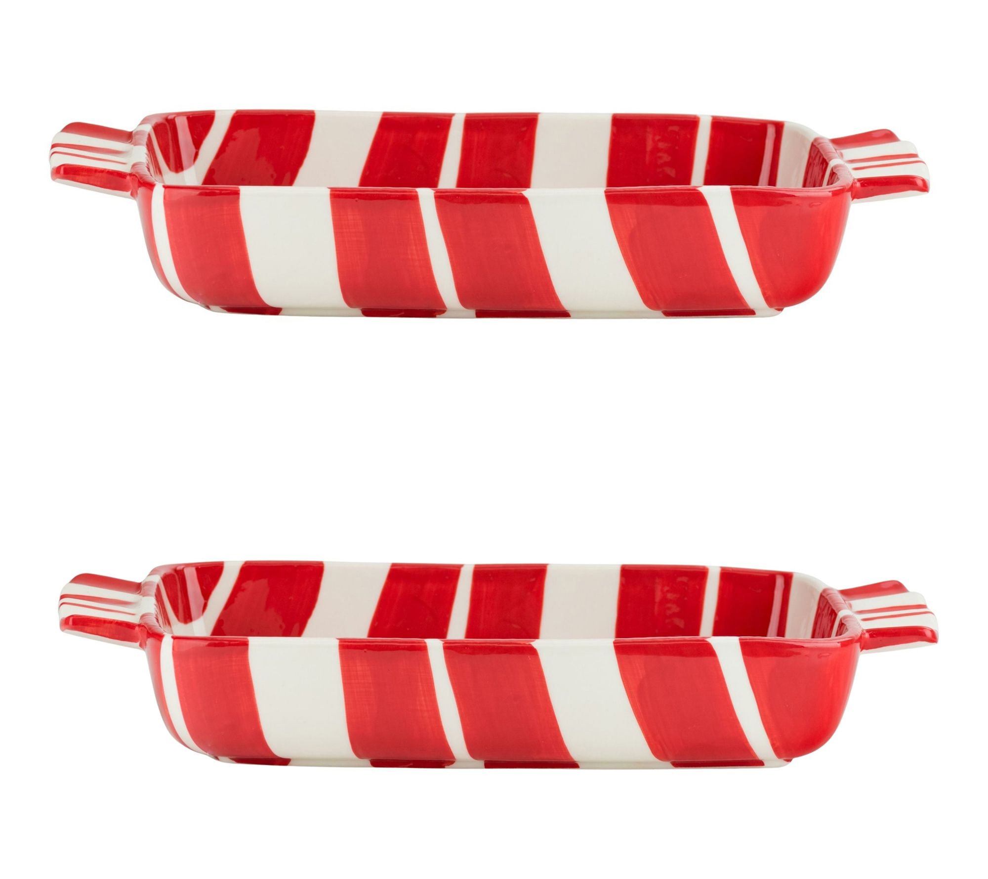 10 Strawberry Street Set of 2 Peppermint Twist Baker