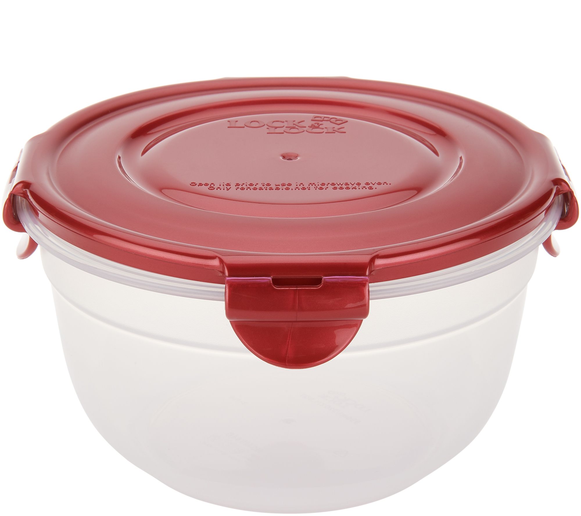 Meijer Holiday Printed Container Bowl Red 48OZ 4CT