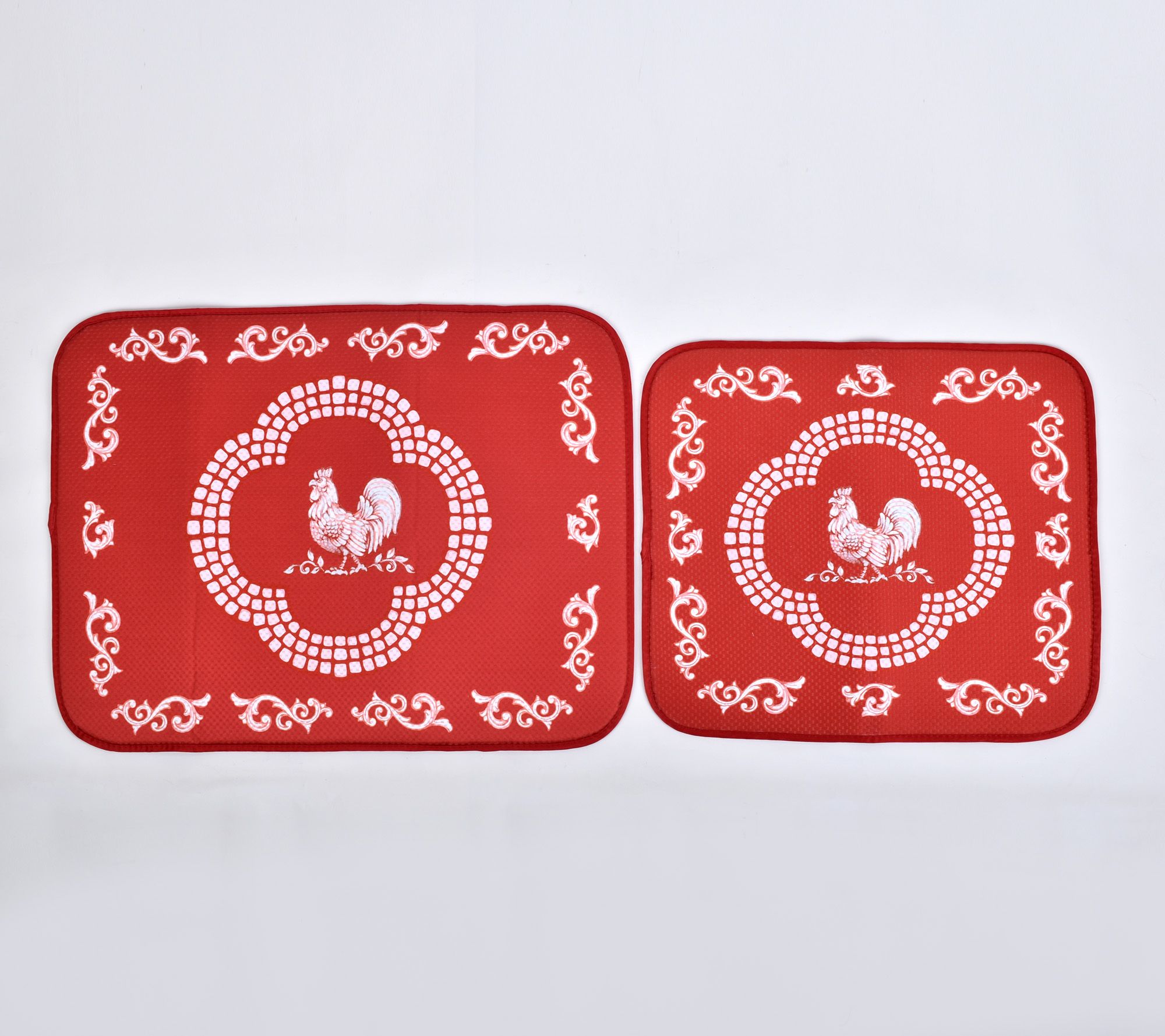 Temp-tations Set of 2 Microfiber Kitchen Drying Mats 