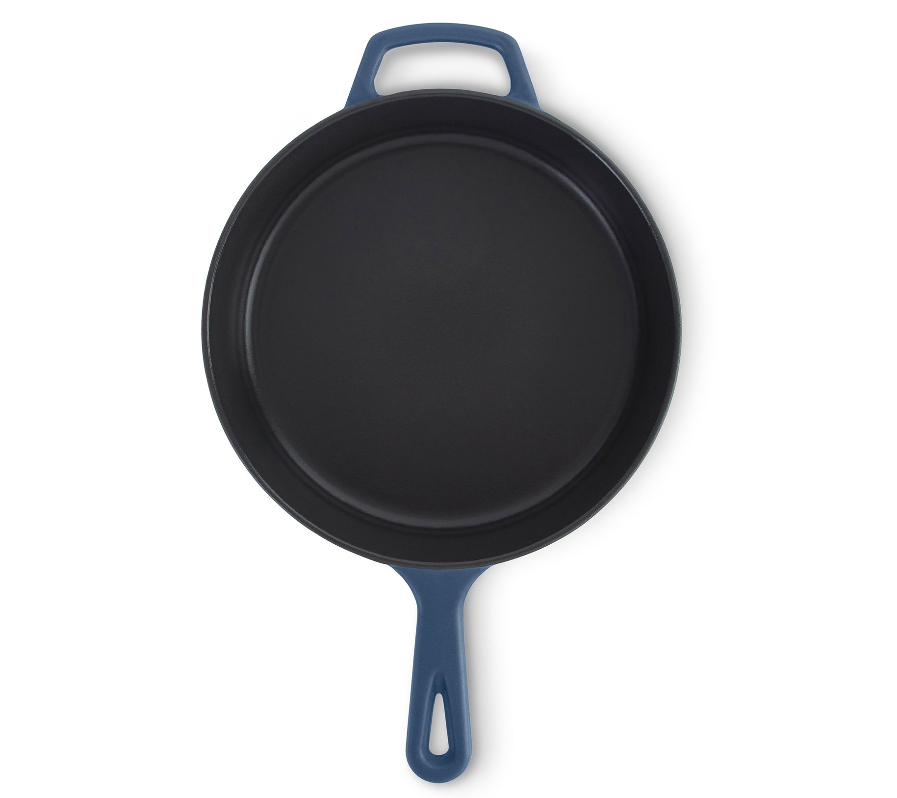  Zakarian by Dash 11 Inch Nonstick Cast Iron Skillet, Titanium  Ceramic Coated Frying Pan, Blue: Home & Kitchen