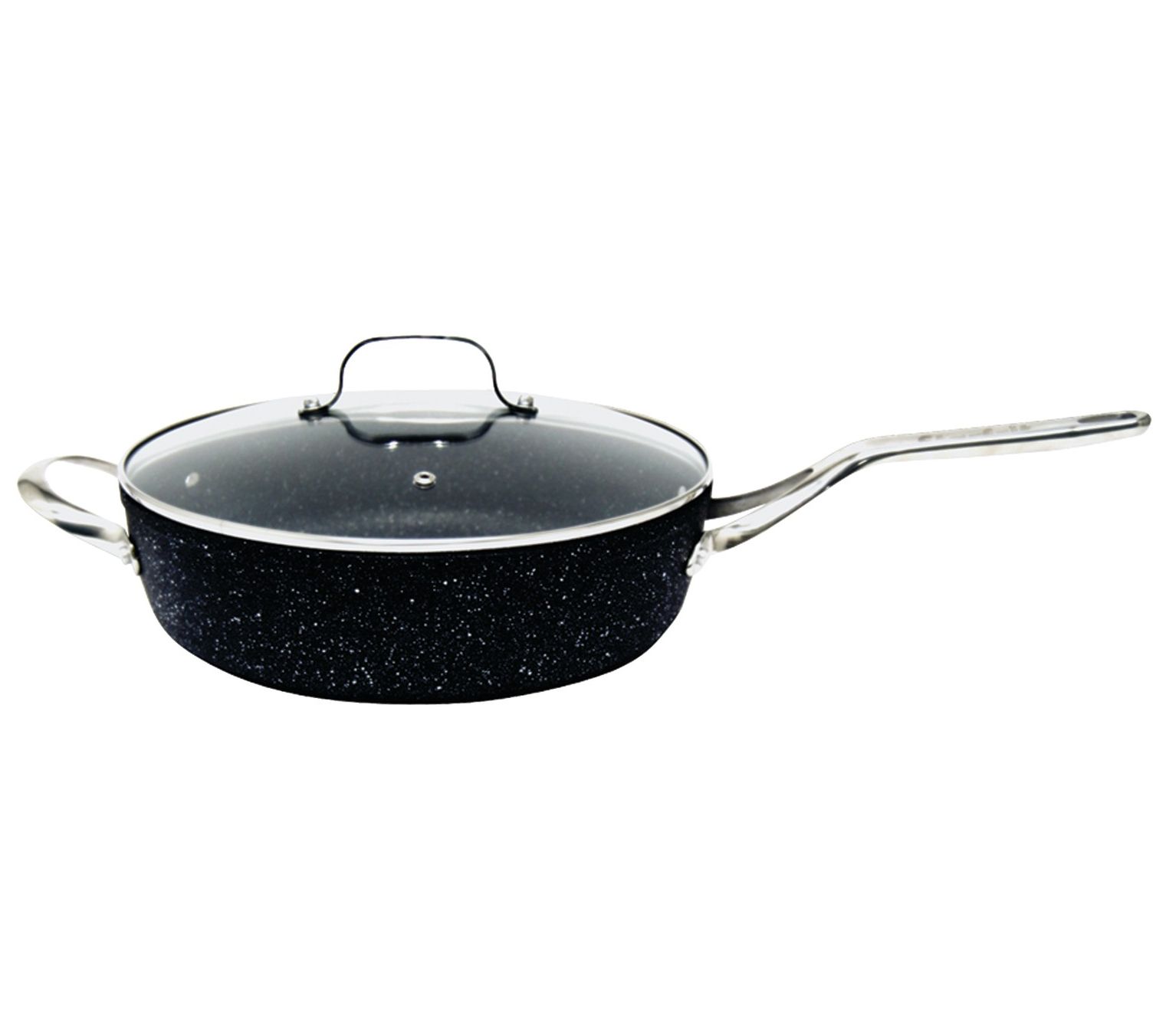 The Rock by Starfrit 11" Saute Pan with Glass Lid