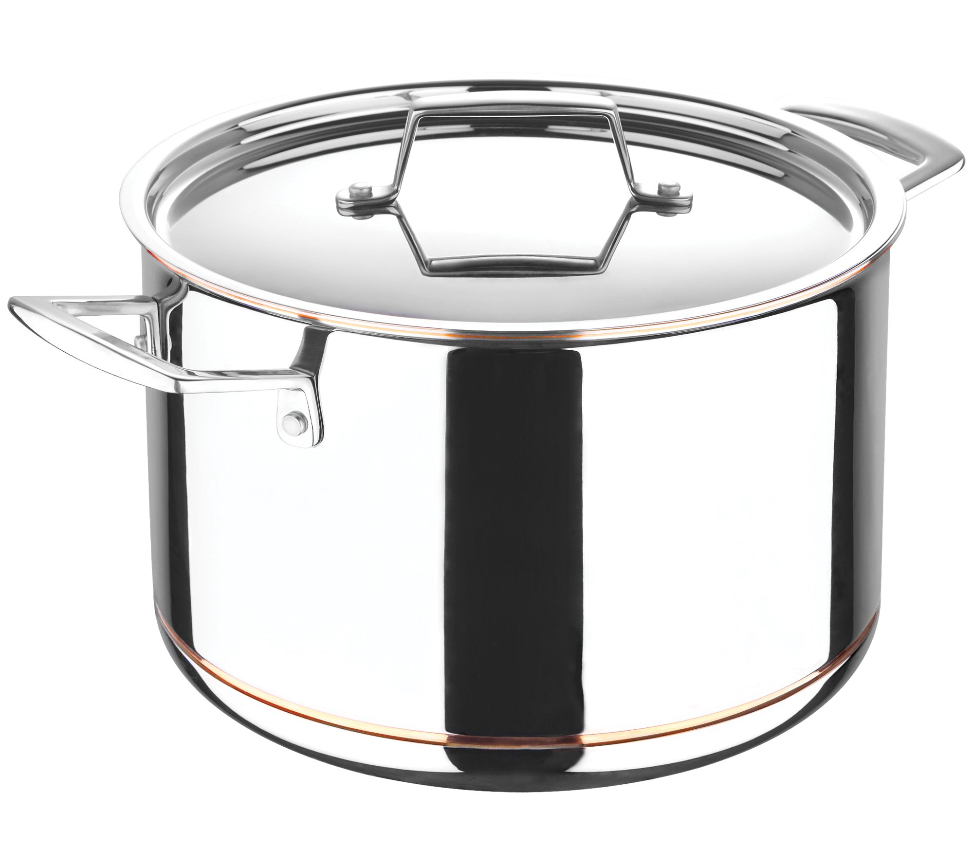  All-Clad Copper Core 5-Ply Stainless Steel Stockpot 8 Quart  Induction Oven Broiler Safe 600F Pots and Pans, Cookware Silver: Home &  Kitchen
