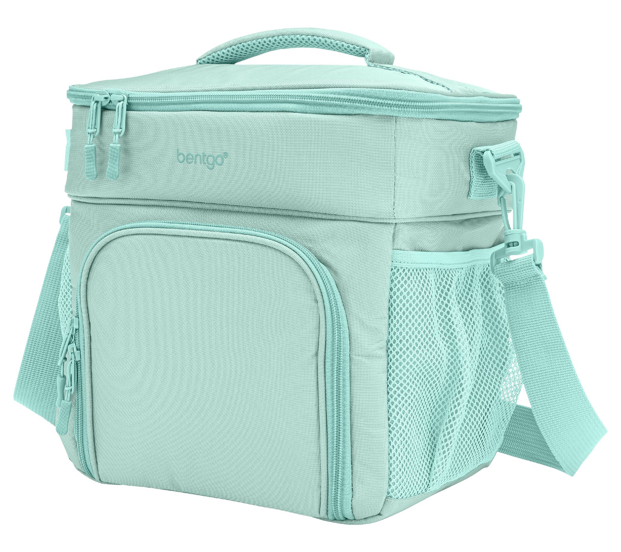 Bentgo Lunch Bag - 2-Way Zipper, Adjustable Strap, and Front