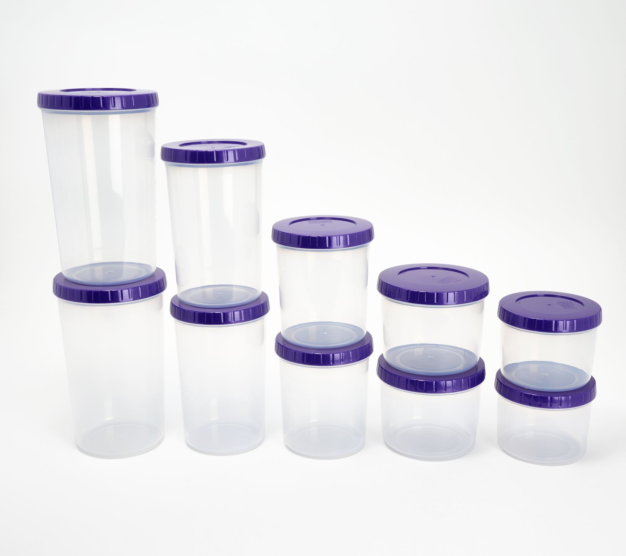 LocknLock 10-Piece Round Canisters w/ Twist Lids