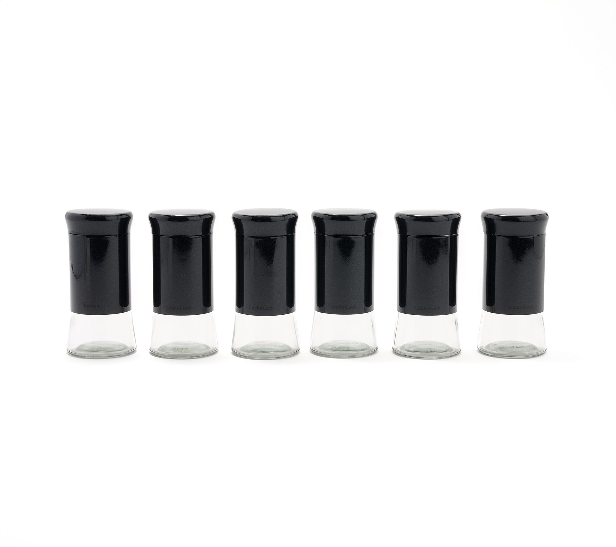LocknLock Set of 6 Glass Spice Jars