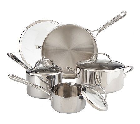 OXO Good Grips Pro Tri Ply Stainless Steel Nonstick Cookware Pots Pans Set  13pc