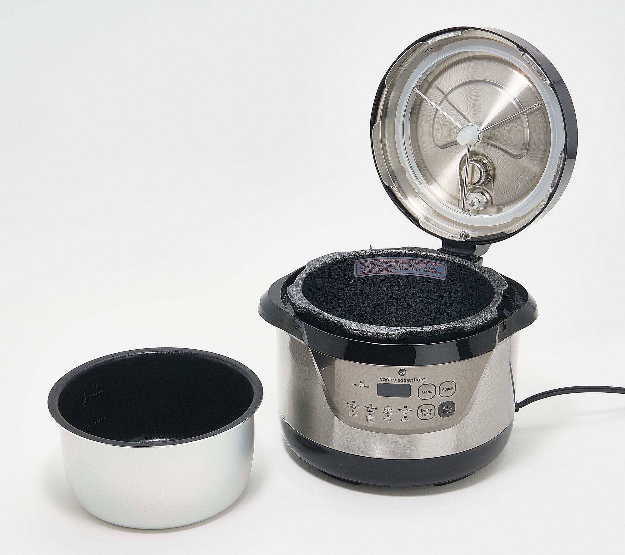 "As Is" Cook's Essentials 2qt Stainless Steel Pressure Cooker with