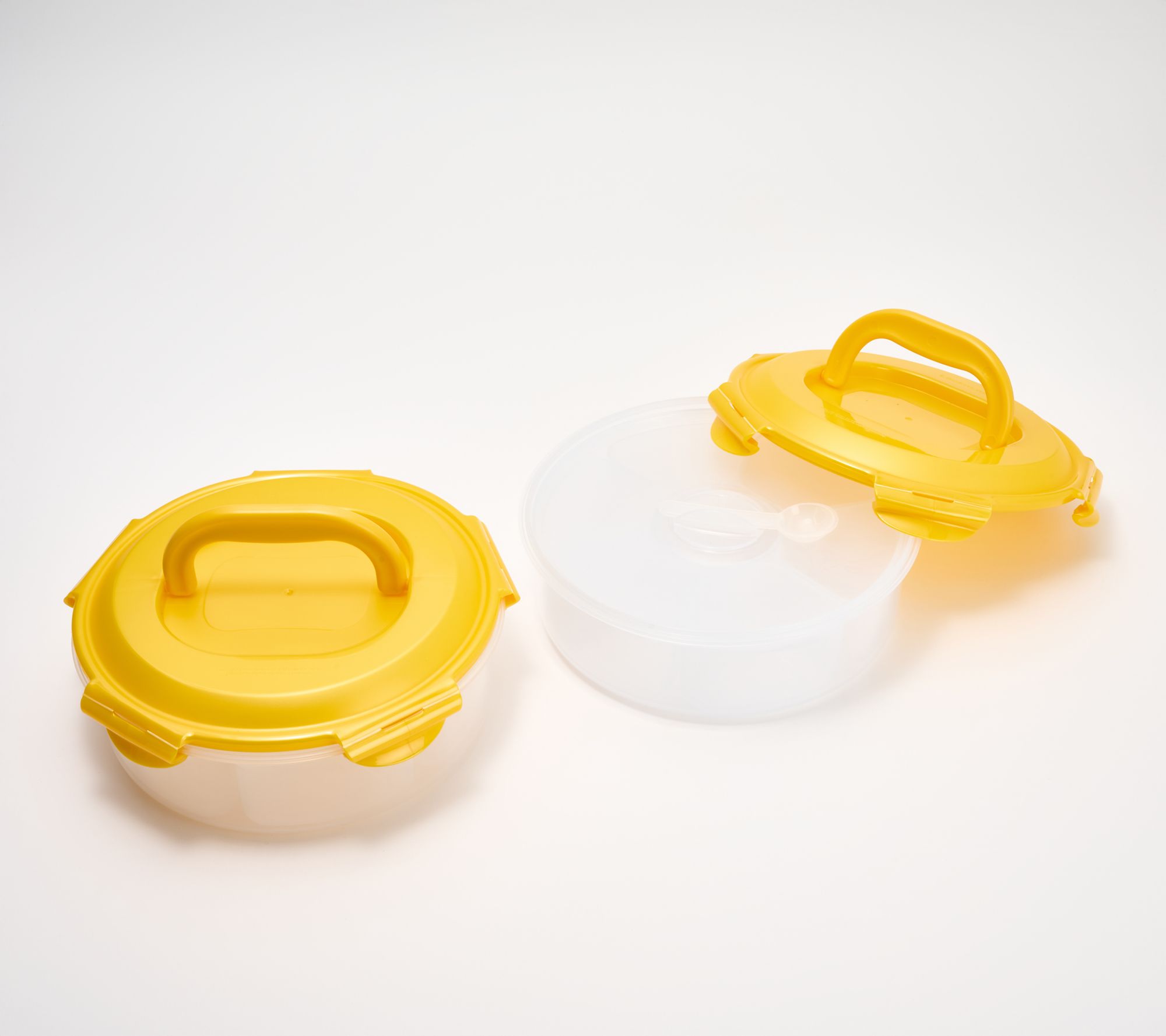 LocknLock S/2 Condiment Container w/ Removeable Inserts & Spoon