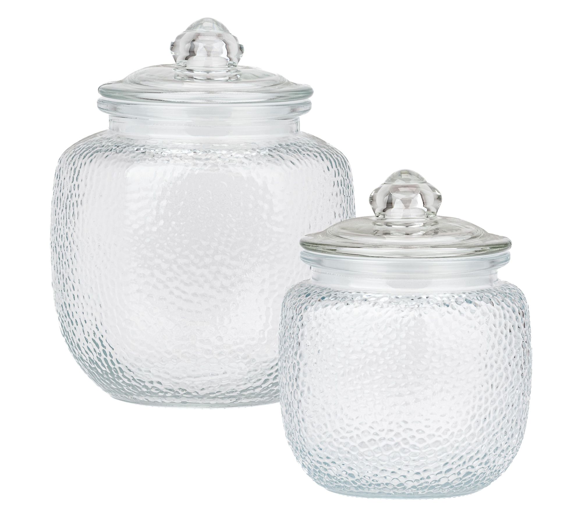 10 Strawberry Street Set of 2 Rivington Glass Canister