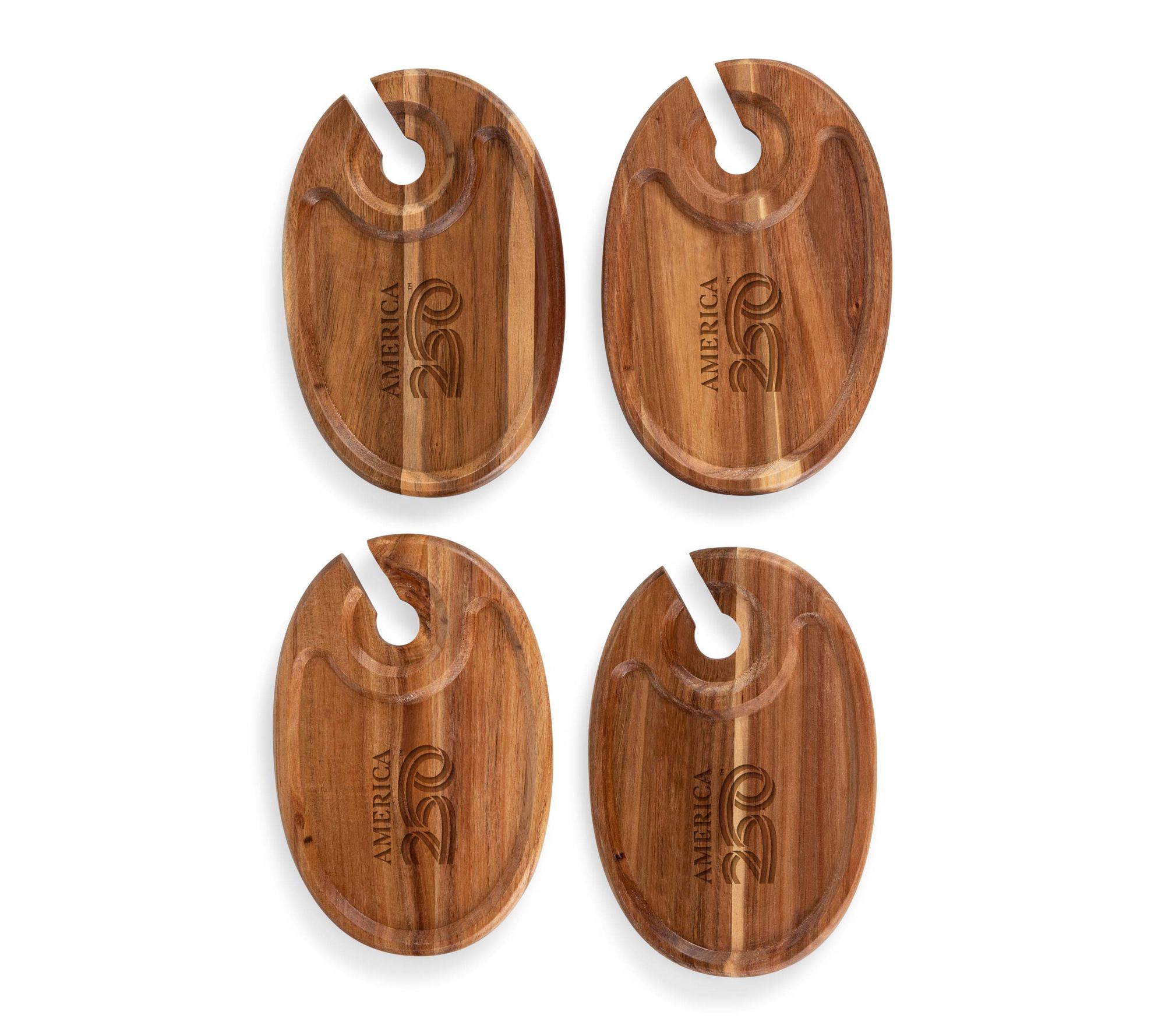 Toscana America250 Wine Appetizer Plate Set Of4