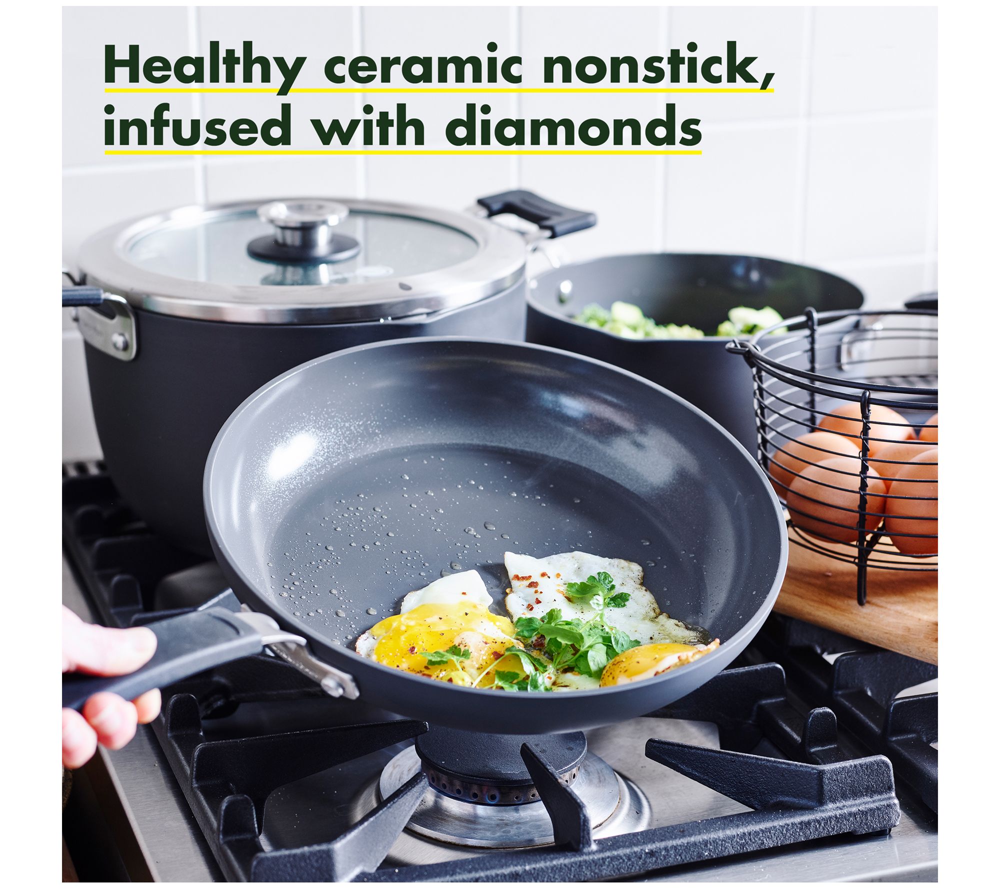 GreenPan Levels Ceramic 11Piece Cookware Set