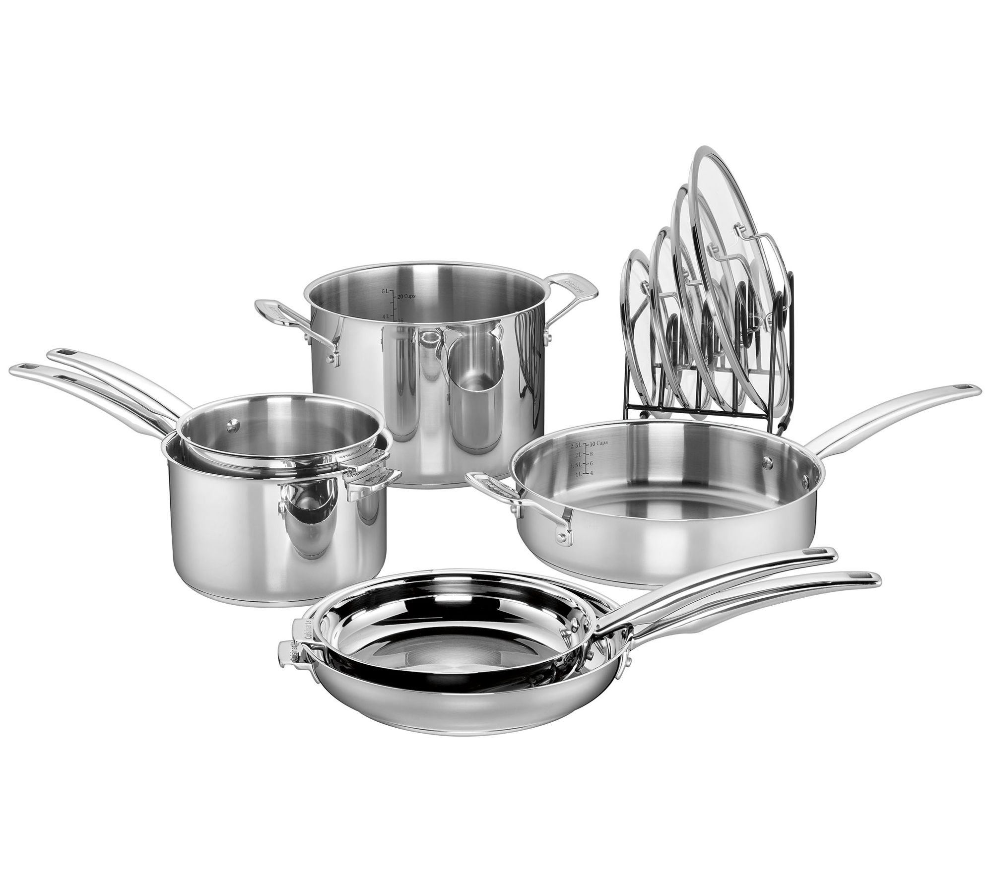 Cuisinart Chef's Classic 7 Piece Stainless Steel Cookware Set