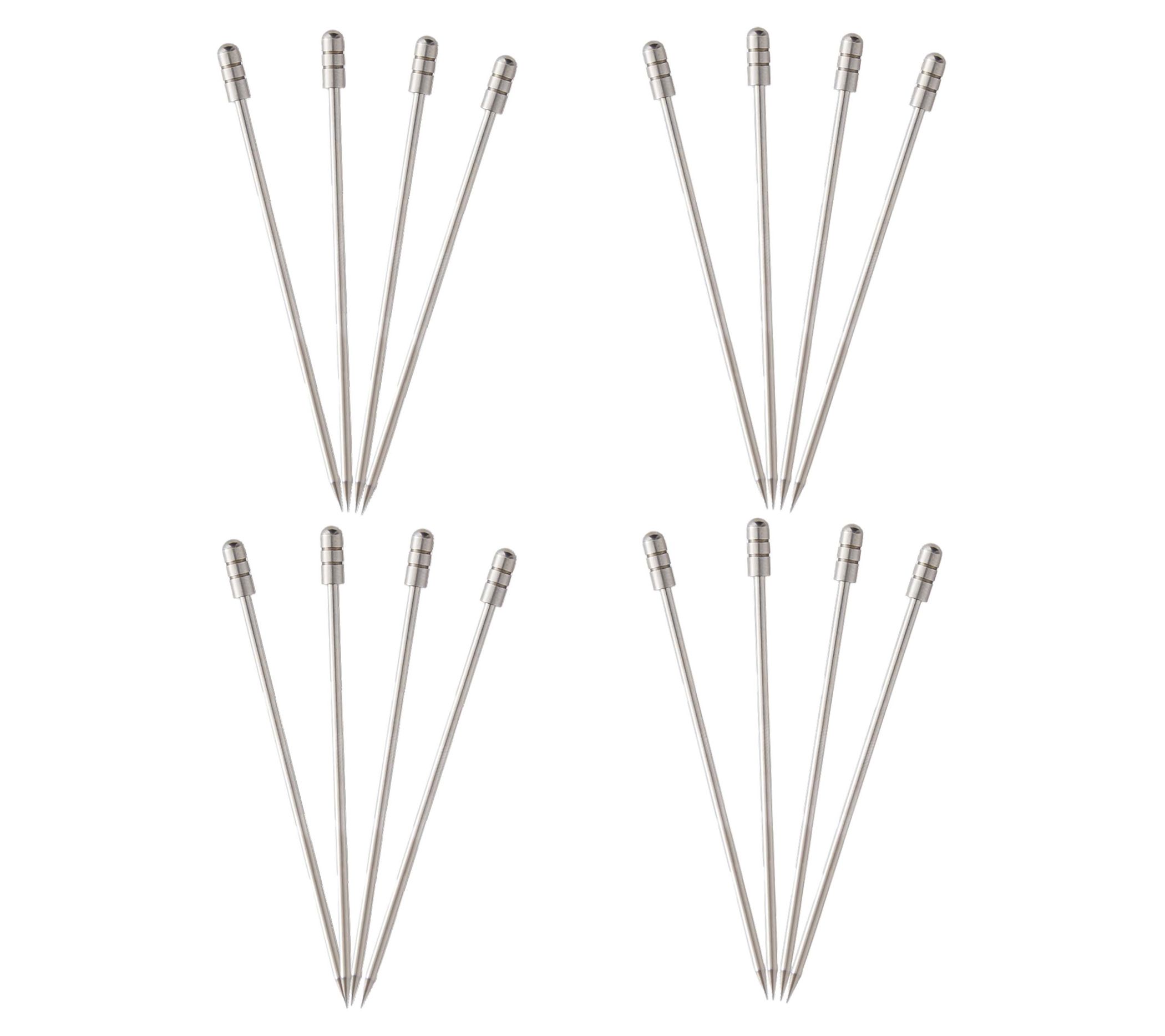 RSVP Set of 16 Stainless Steel Cocktail Picks