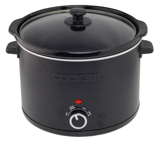 Crock-Pot 6 Qt ThermoShield Slow Cooker w/ Locking Lid, Black