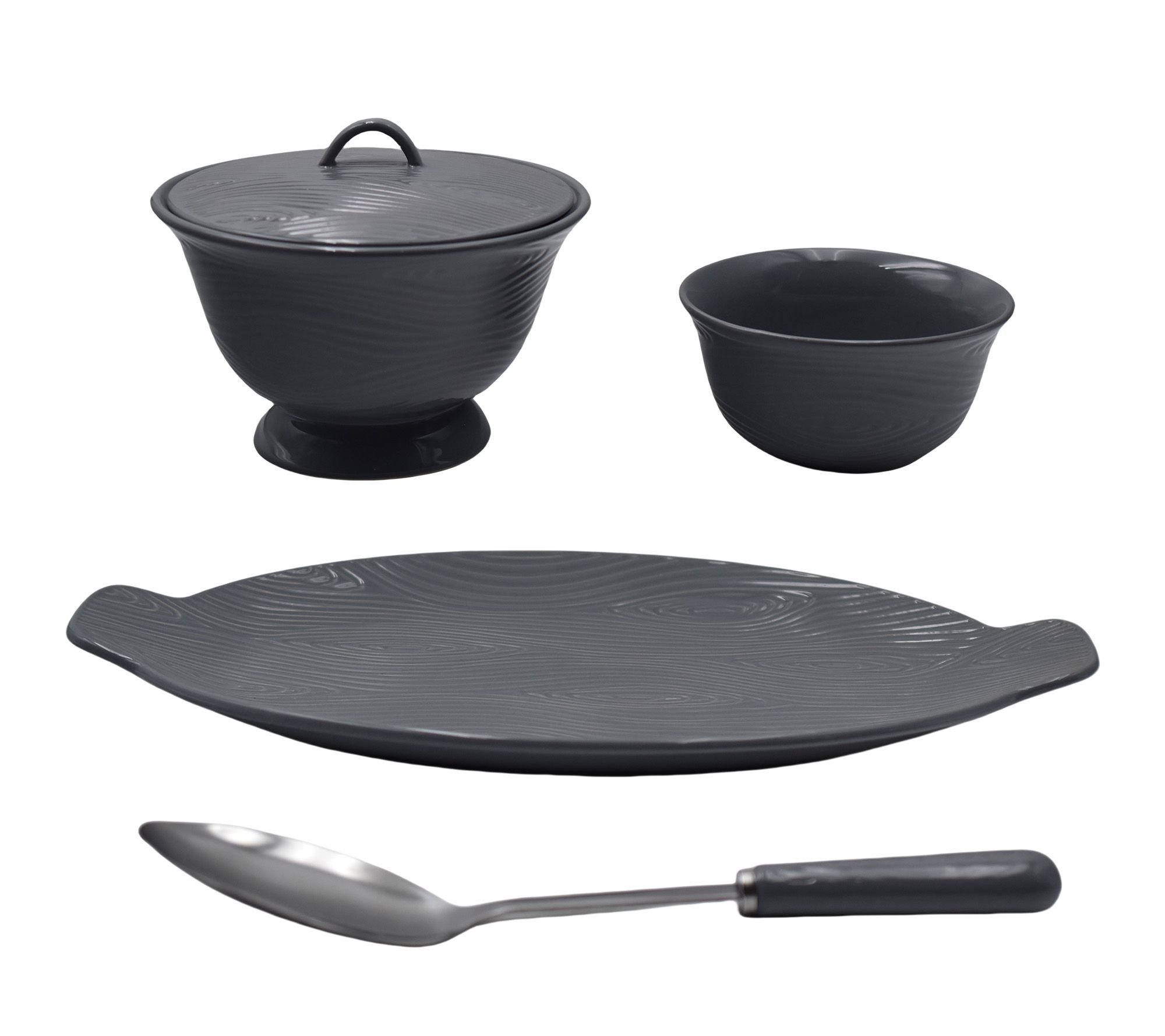 Temp-tations Woodland Nostalgic 5-pc Serving Platter and Bowl Set