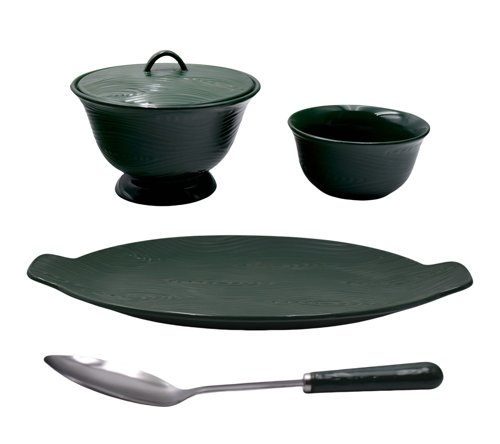 Temp-tations Woodland Nostalgic 5-pc Serving Platter and Bowl Set