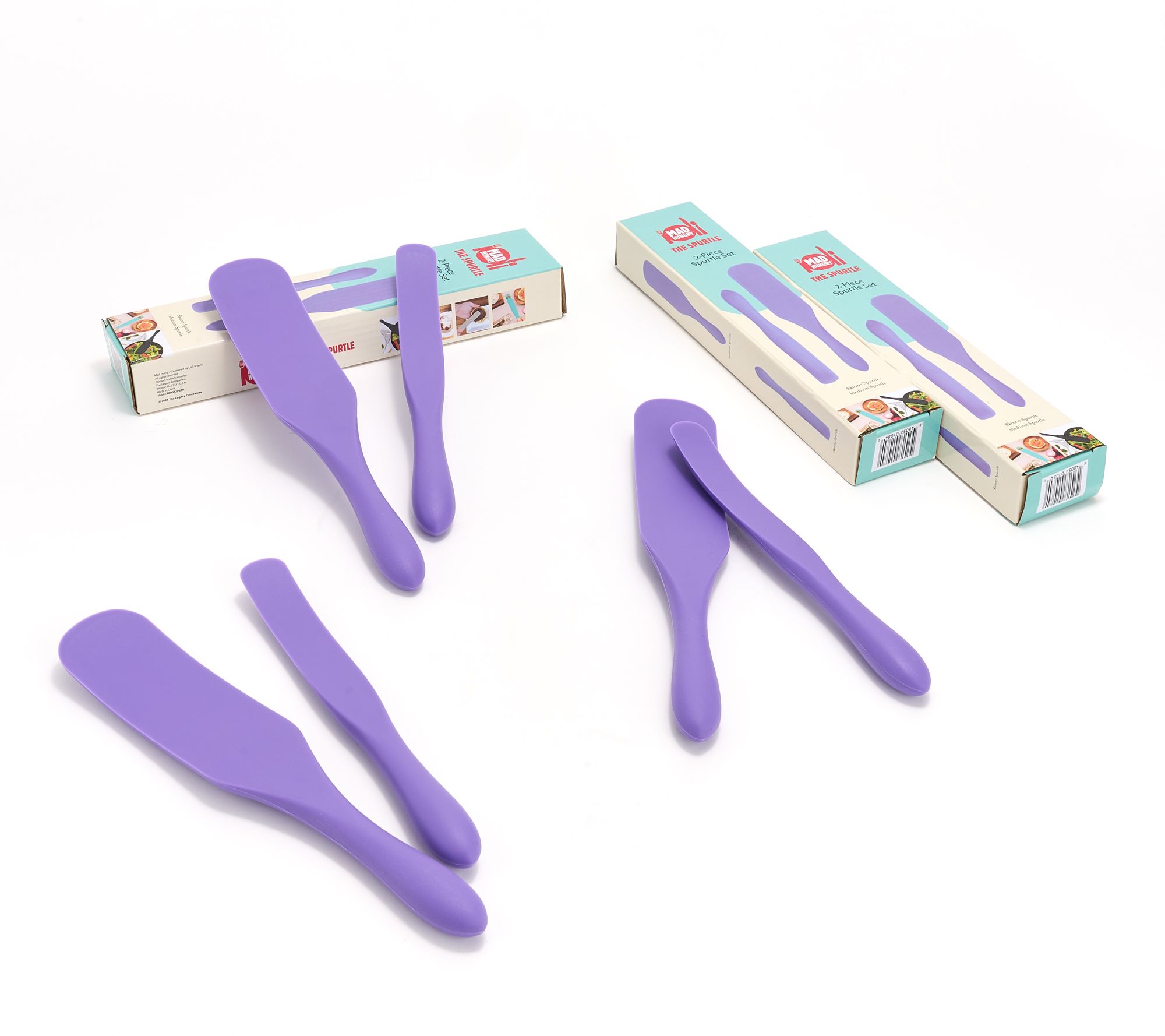 Mad Hungry 3 Sets of 2pc Medium & Skinny Spurtles Gift Boxes