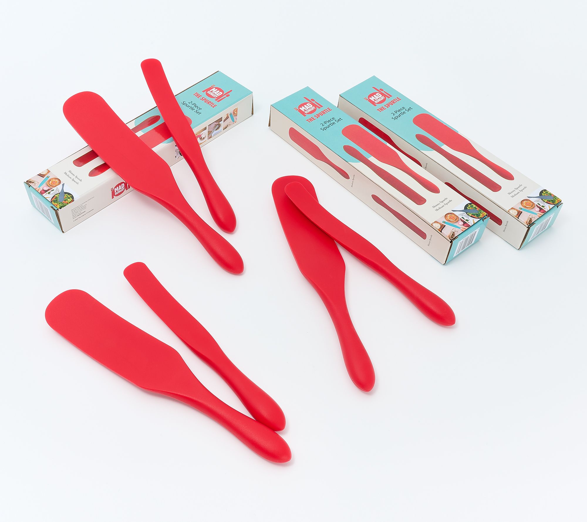 Mad Hungry 3 Sets of 2pc Medium & Skinny Spurtles Gift Boxes
