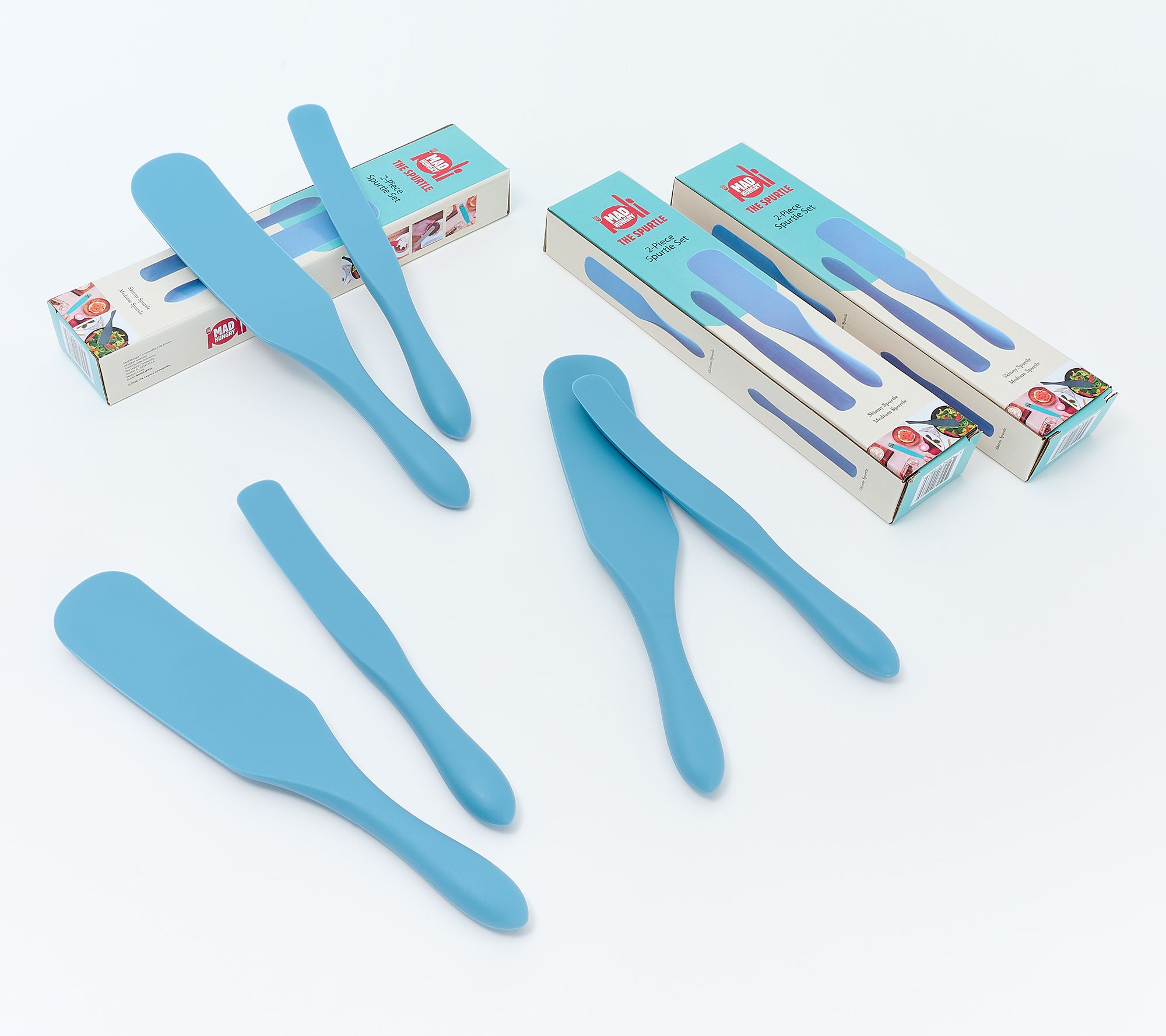 Mad Hungry 3 Sets of 2pc Medium & Skinny Spurtles Gift Boxes