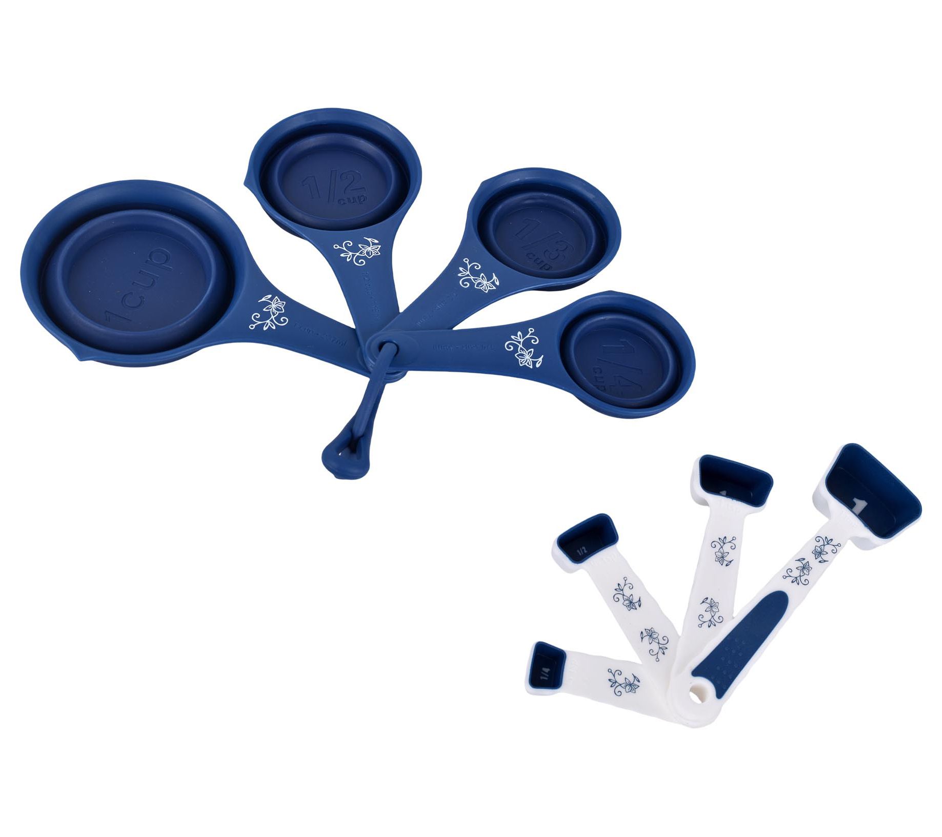 Temp-tations 8-Piece Collapsible Measuring Cup & Spoon Set
