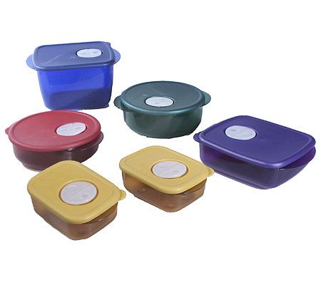 Tupperware Rock N' Serve 5 Piece Microwaveable Container Set 