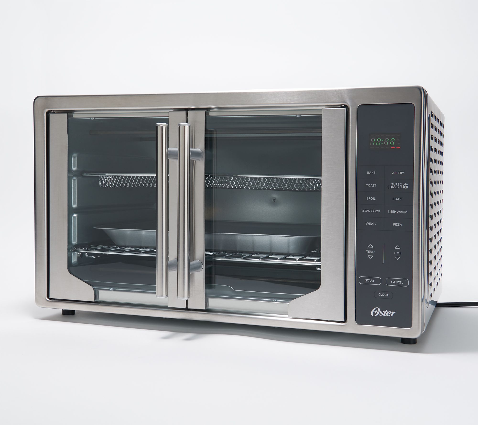 "As Is" Oster XL Air Fryer Digital 10in1 French Door Convection Oven