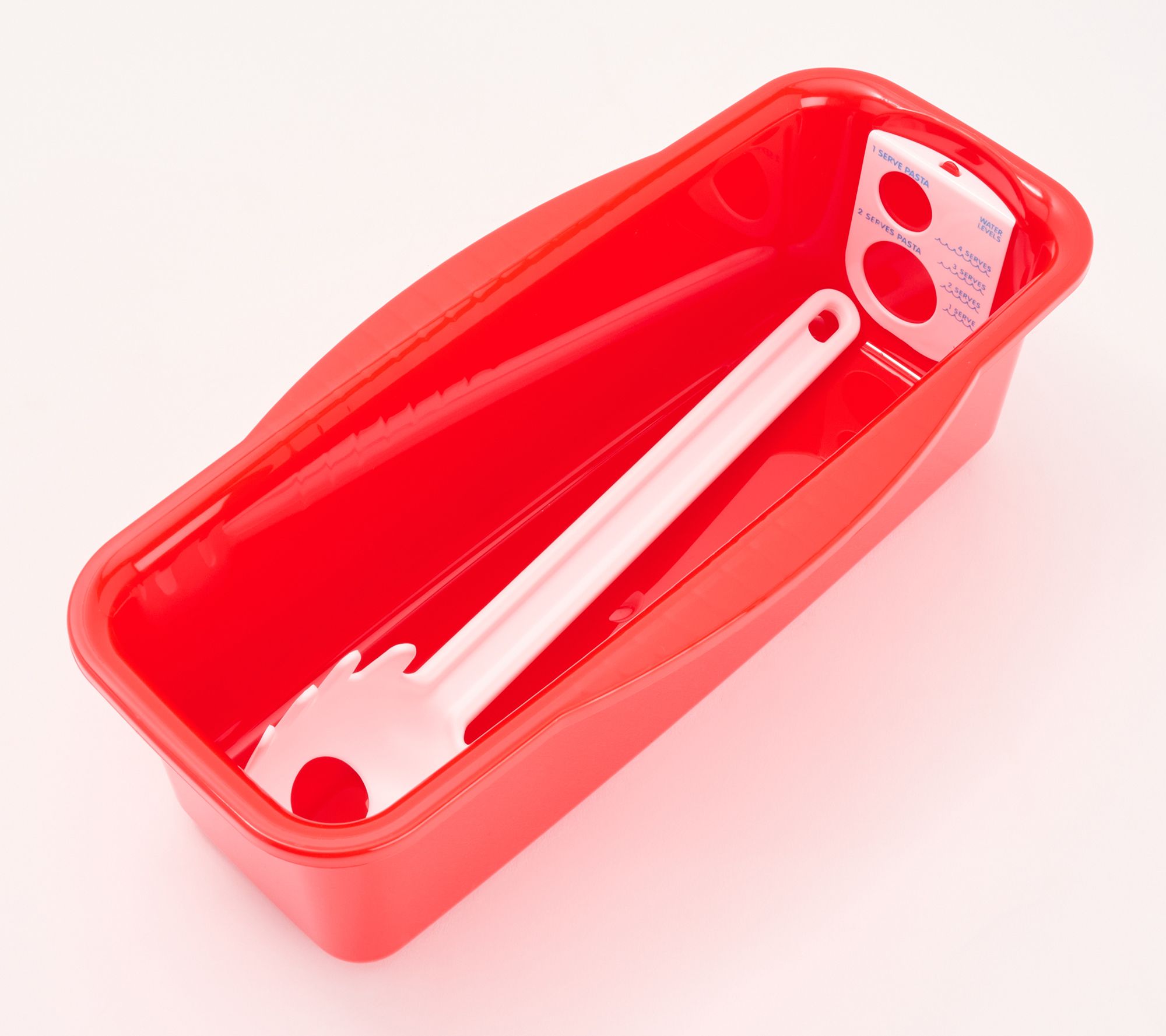 "As Is" Decor Set of 2 Microwave Pasta Cooker with Tools