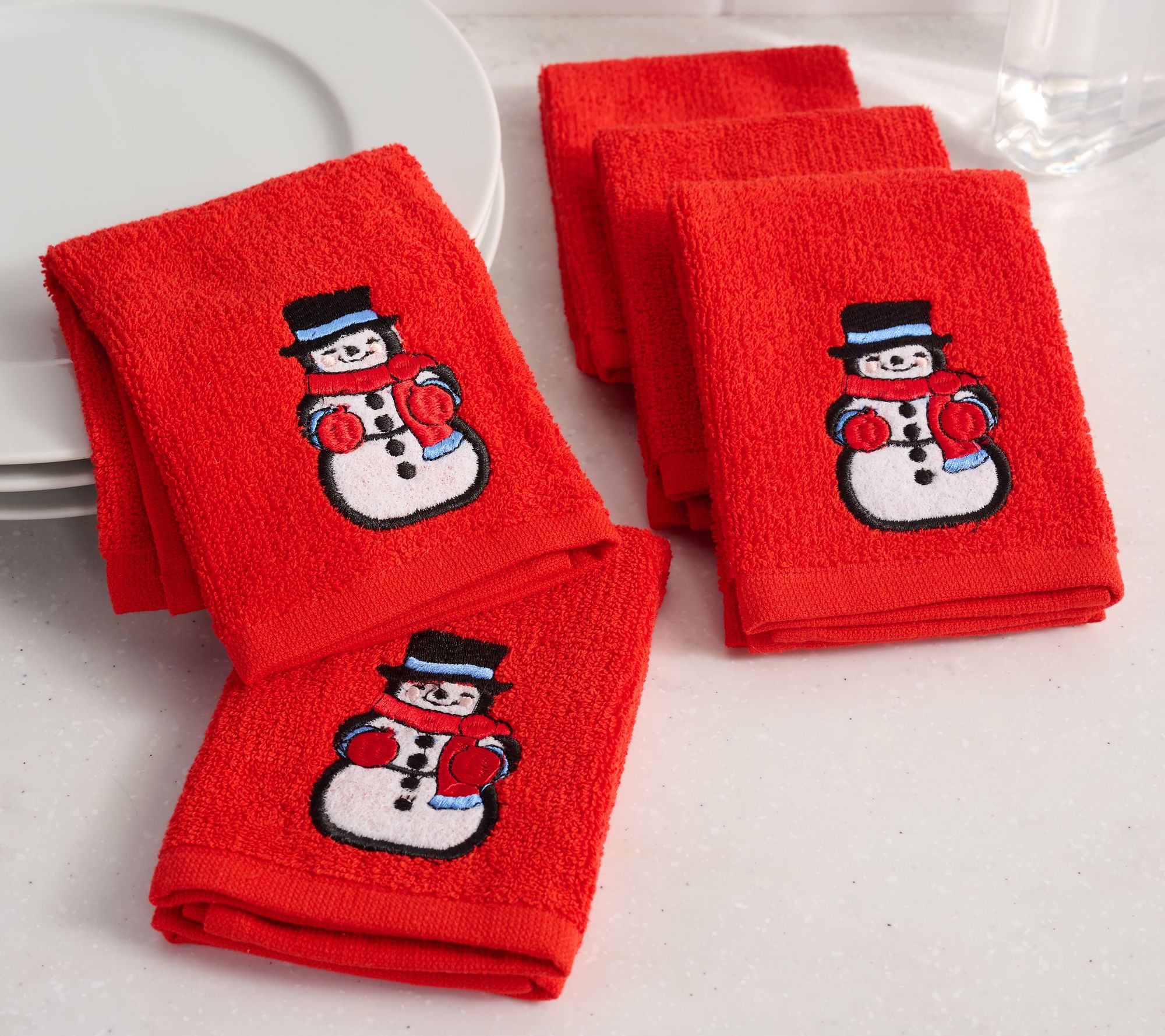 Temp-tations Seasonal Set of 5 Scrubsy Dish Cloths